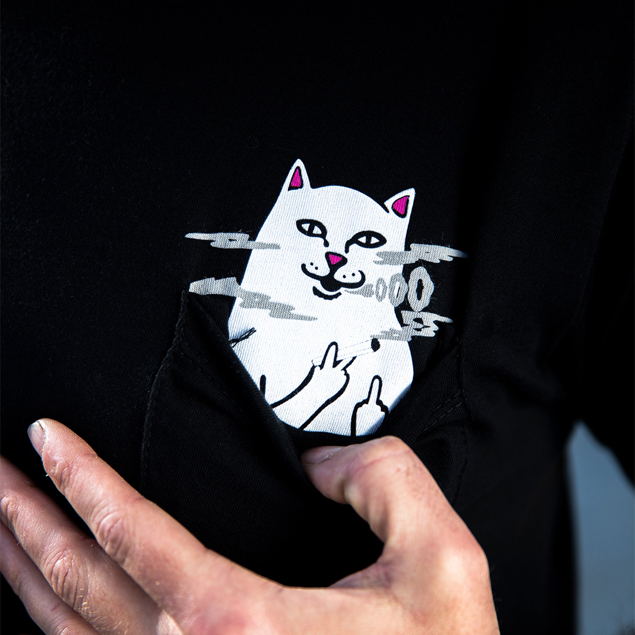  Lord Nermal Smokey Pocket Tee (Black)、mySite、merchandisen