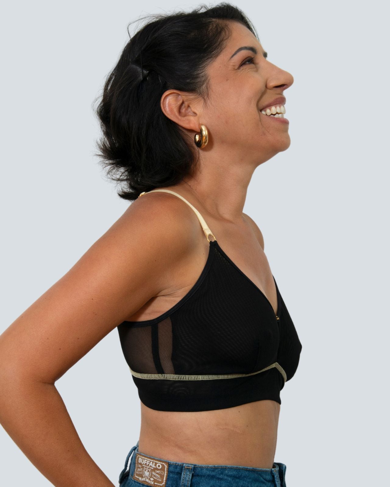 Victoria Mesh Keyhole Bralette、mySite、bengalsvssteelers