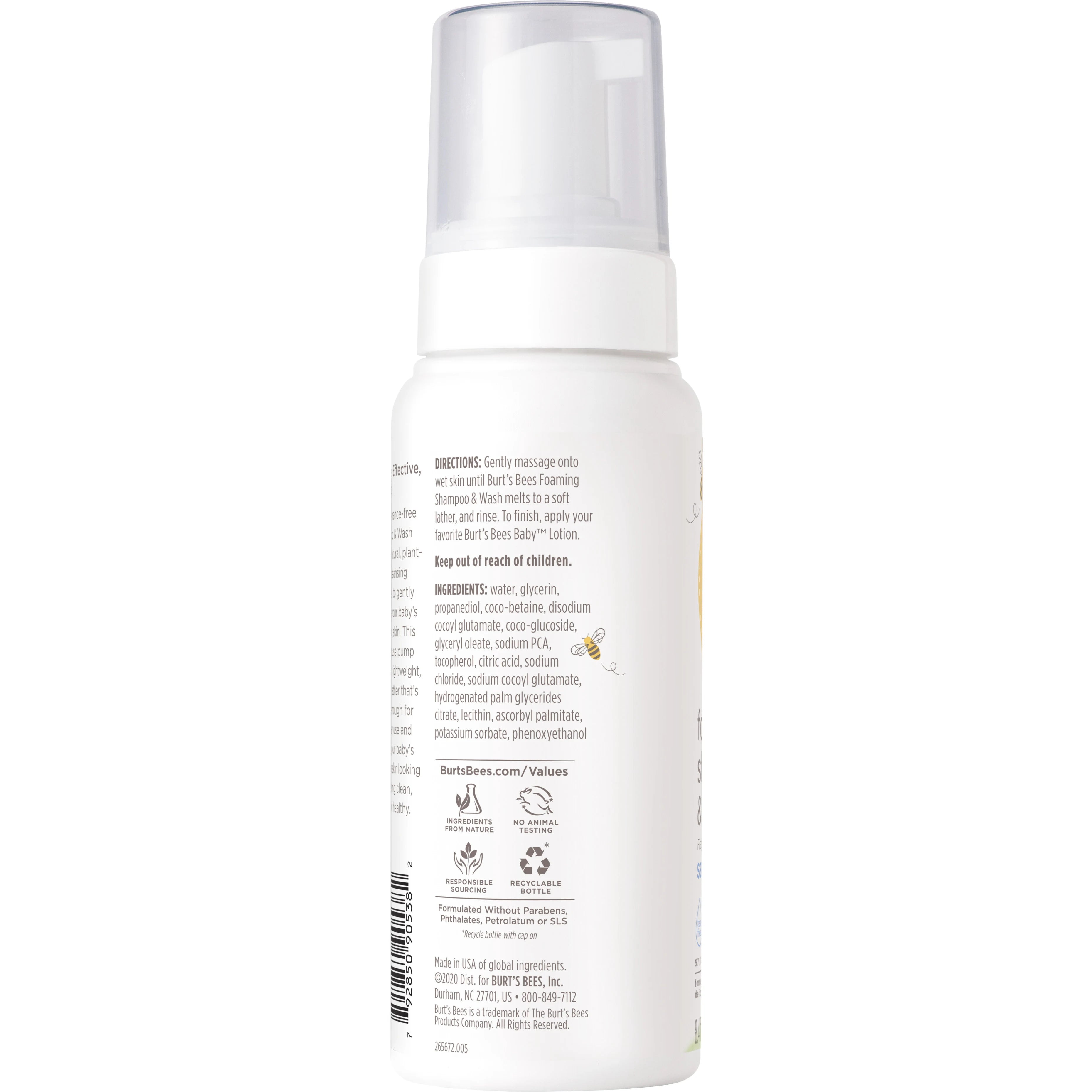 Burt's Bees Baby Shampoo & Wash - Foaming、mySite、g9winljtr