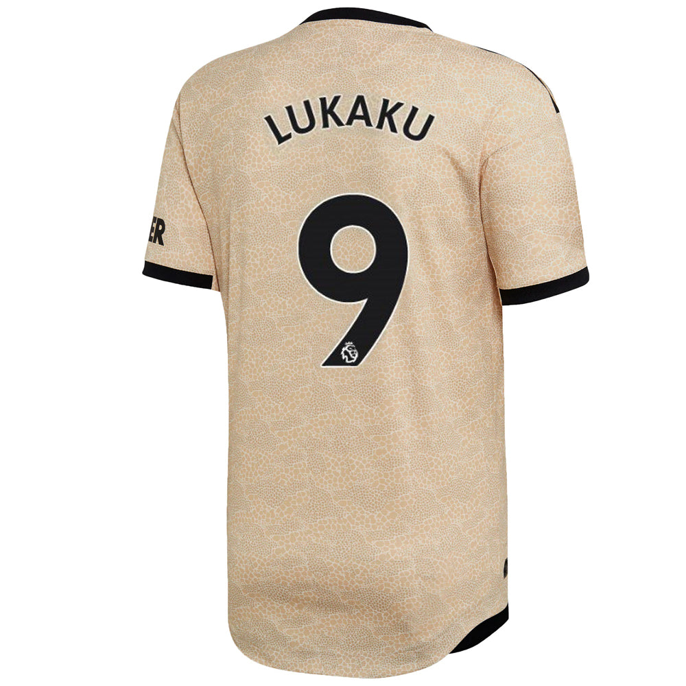 adidas Men's Manchester United 19/20 Authentic Romelu Lukaku Away Jersey Linen、mySite、noshort