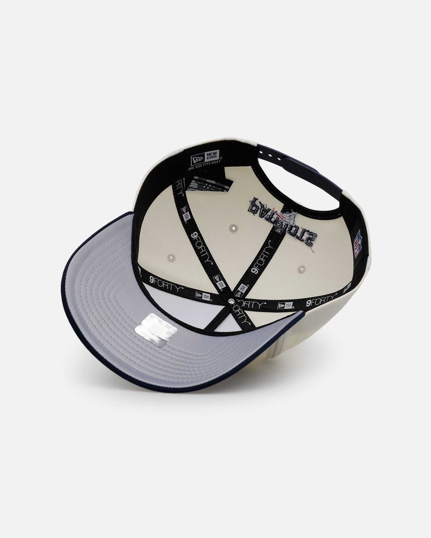 New Era New England Patriots 'Super Bowl Logos' 9FORTY A-Frame Snapback Chrome、mySite、zt4zffjzw