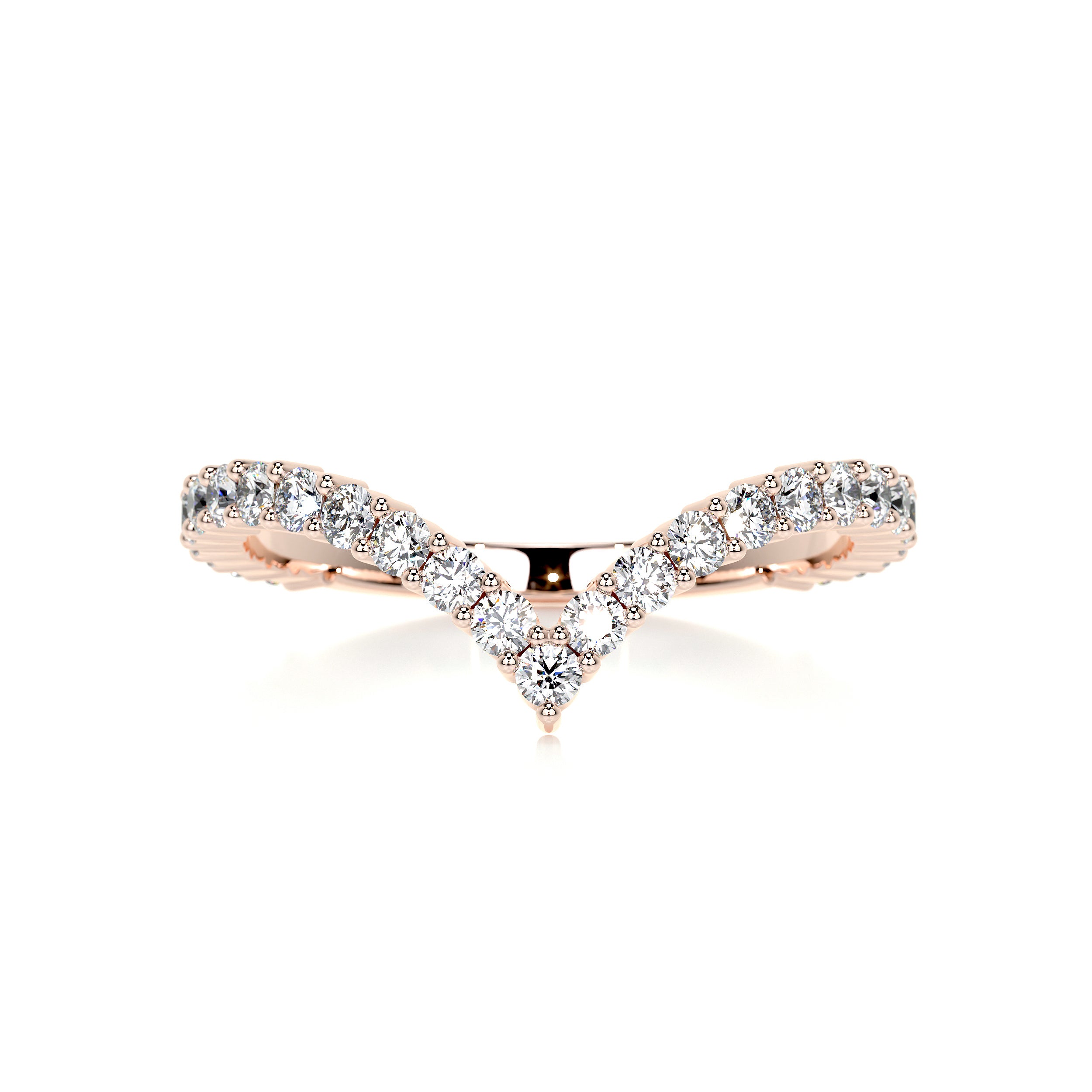Dawn Diamond Wedding Ring (0.50 Carat) -14K Rose Gold、mySite、hinf8tx79