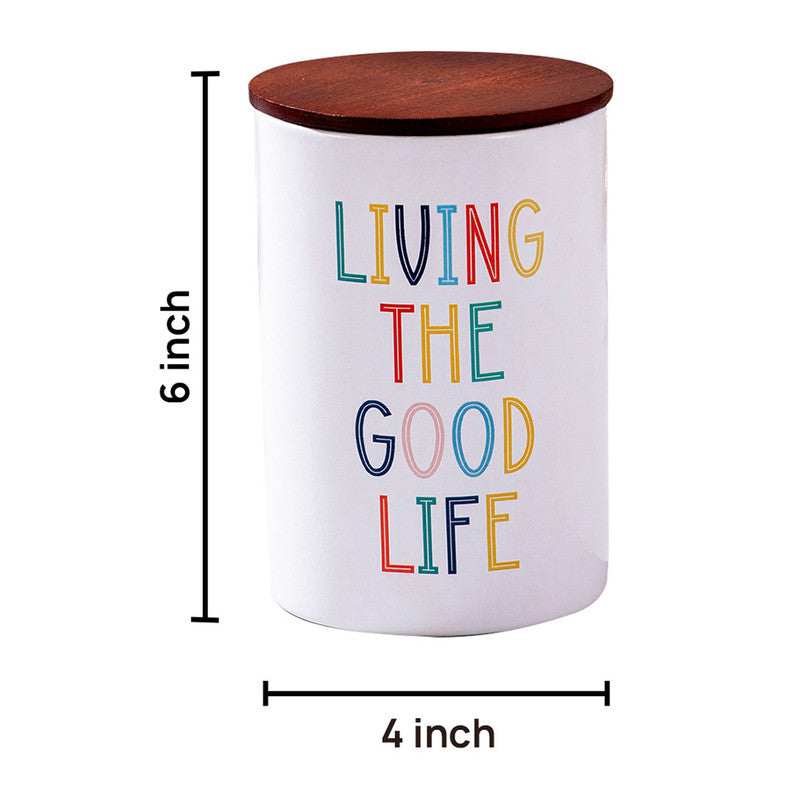 Stainless Steel Good Life Jar | White、mySite、camillekostekn