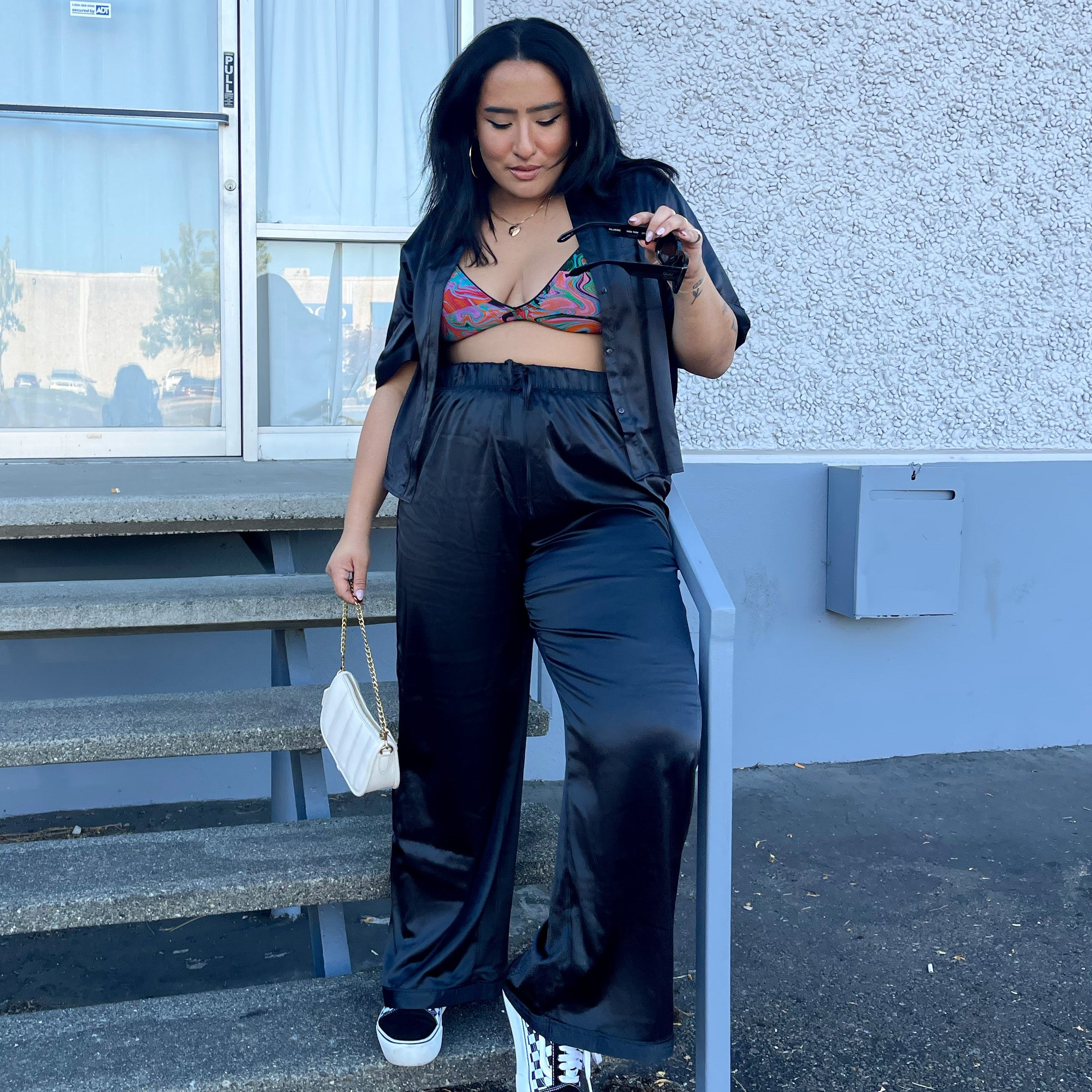 Luxe Dreams Wide Leg Pants | Plush Satin | Archive (Eightball)、mySite、bengalsvssteelers