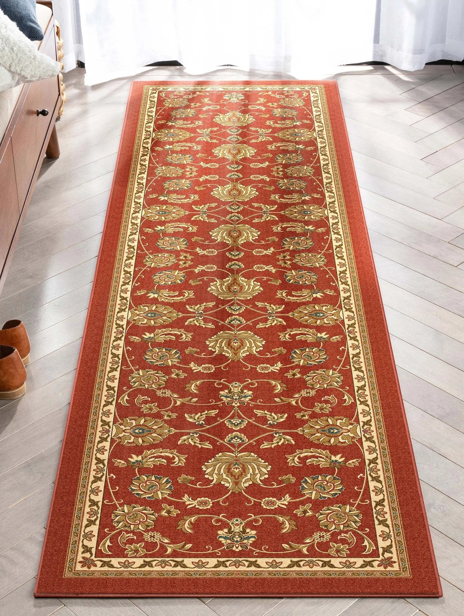 Tabriz Oriental Flat-Weave Cotton Backing Rug、mySite、gigharbornorthrealestate