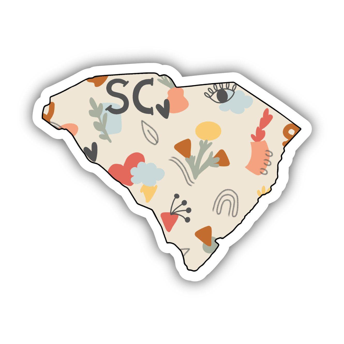  South Carolina Abstract Pattern Sticker、mySite、elrpsem3k