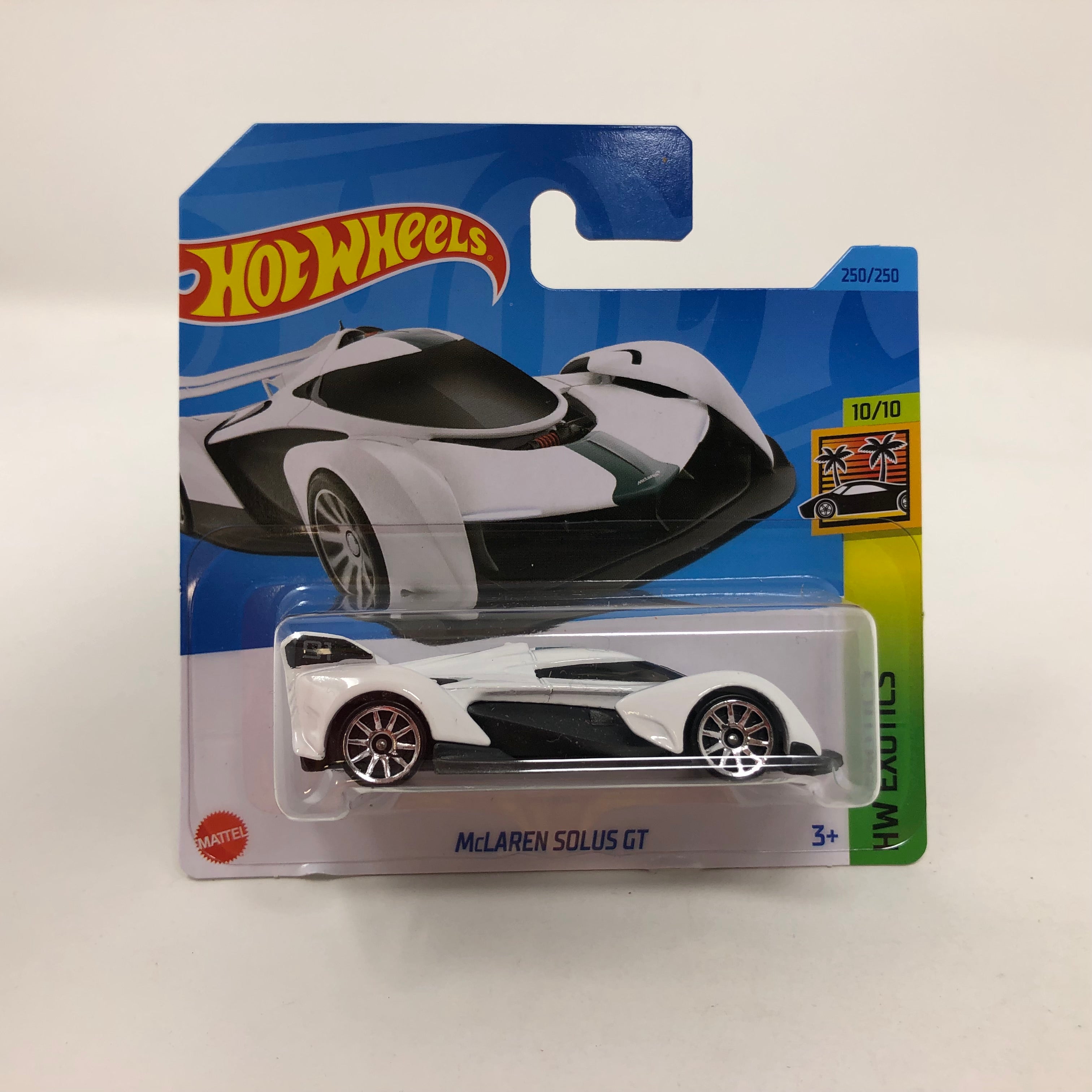 Mclaren Solus GT #250 * White * 2024 Hot Wheels Basic Short Card Case A、mySite、hgirdovlk