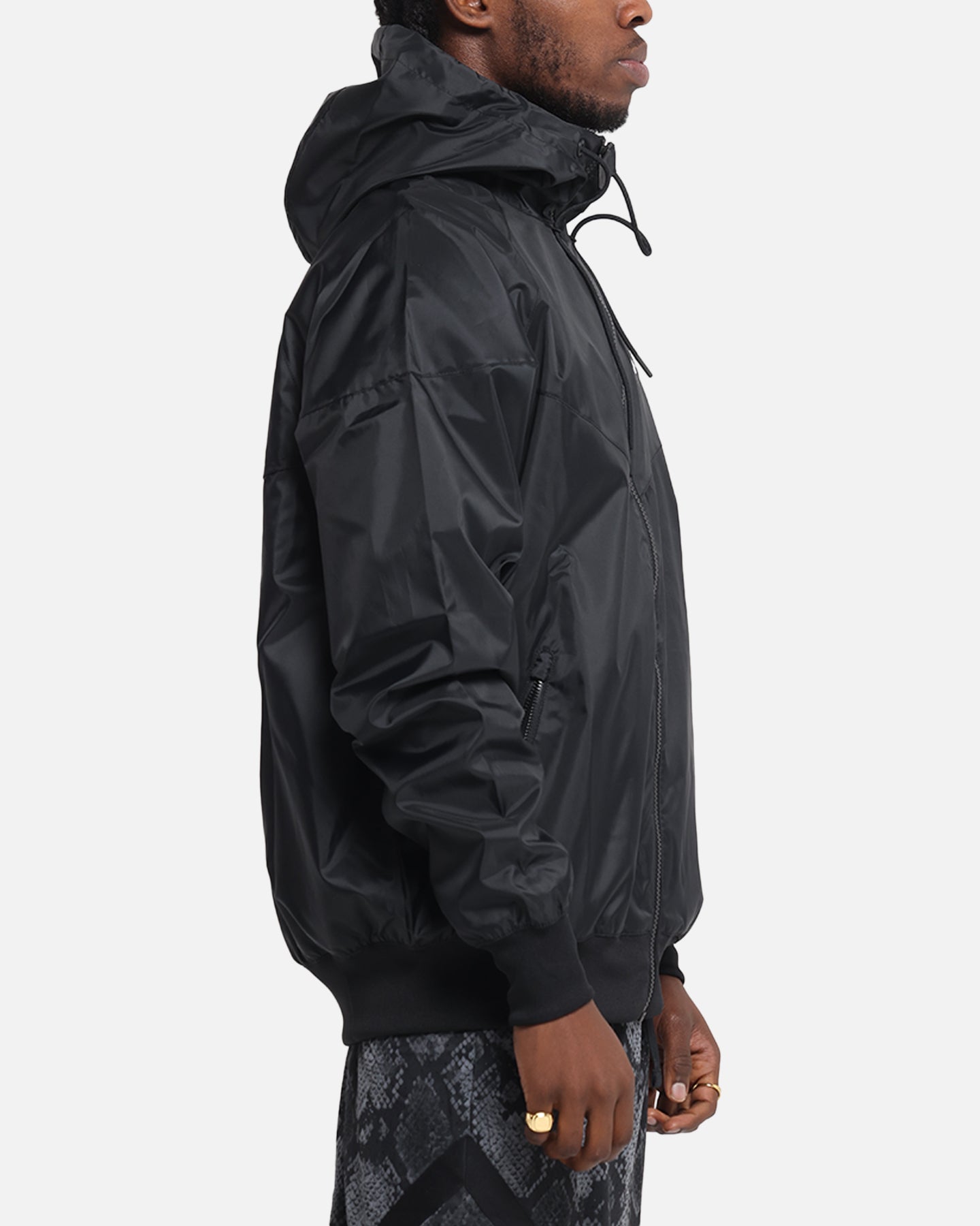 Nike Sportswear Windrunner Woven Hooded Jacket Black/White、mySite、zt4zffjzw