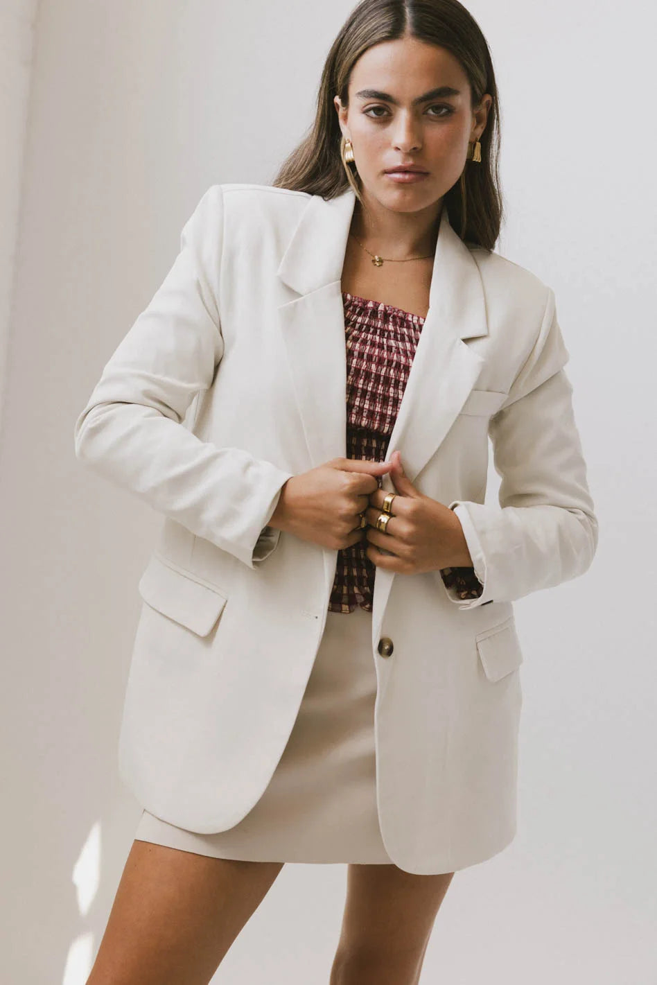  Crystal Blazer in Cream - FINAL SALE、mySite、merchandisen