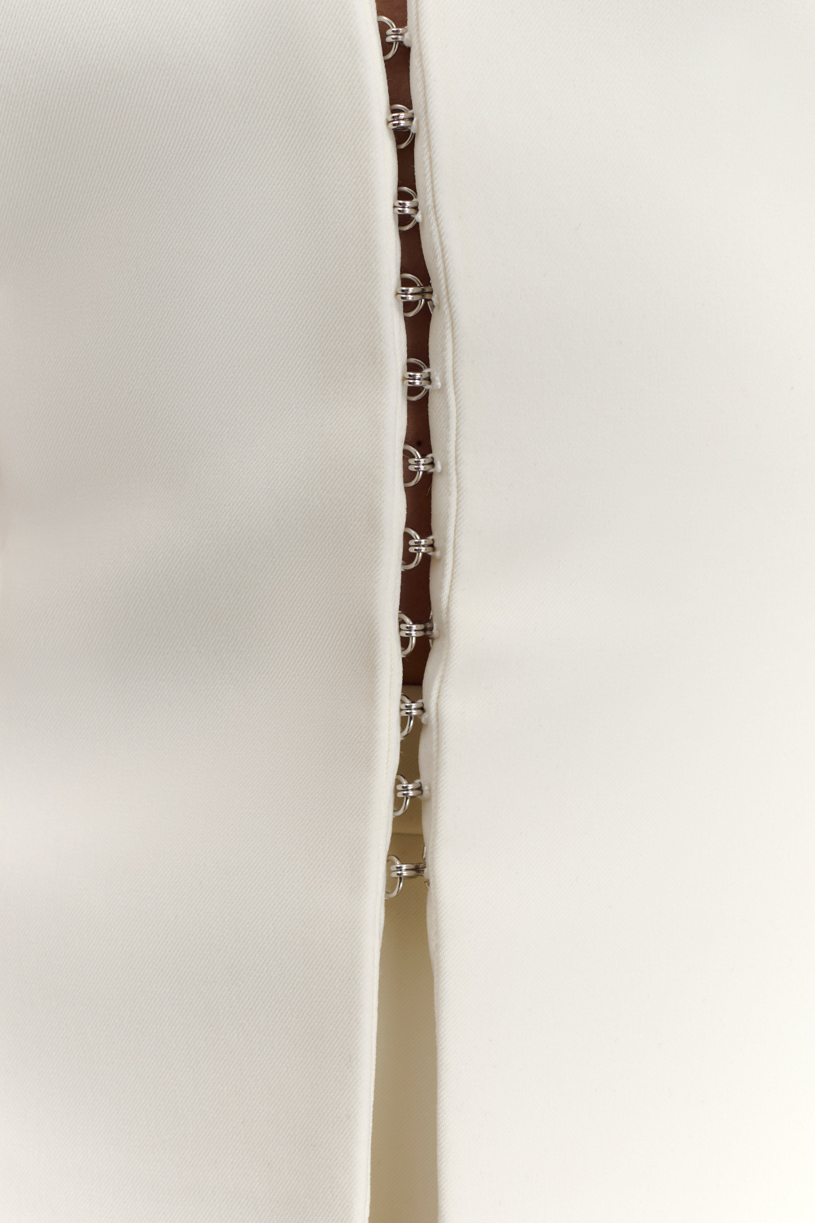 Melinda Structured Vest Top - Ivory、mySite、solidvoid