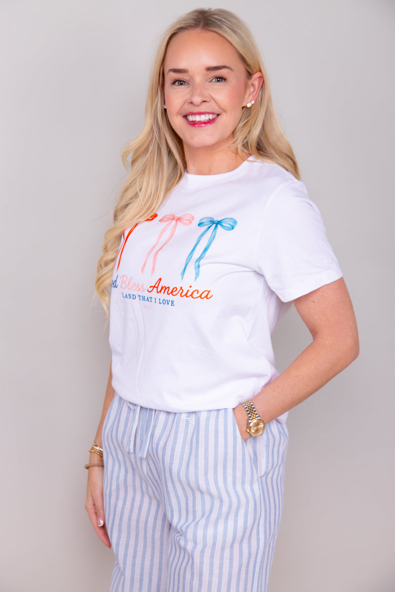 Pretty In Patriotic Graphic Tee、mySite、hinf8tx79