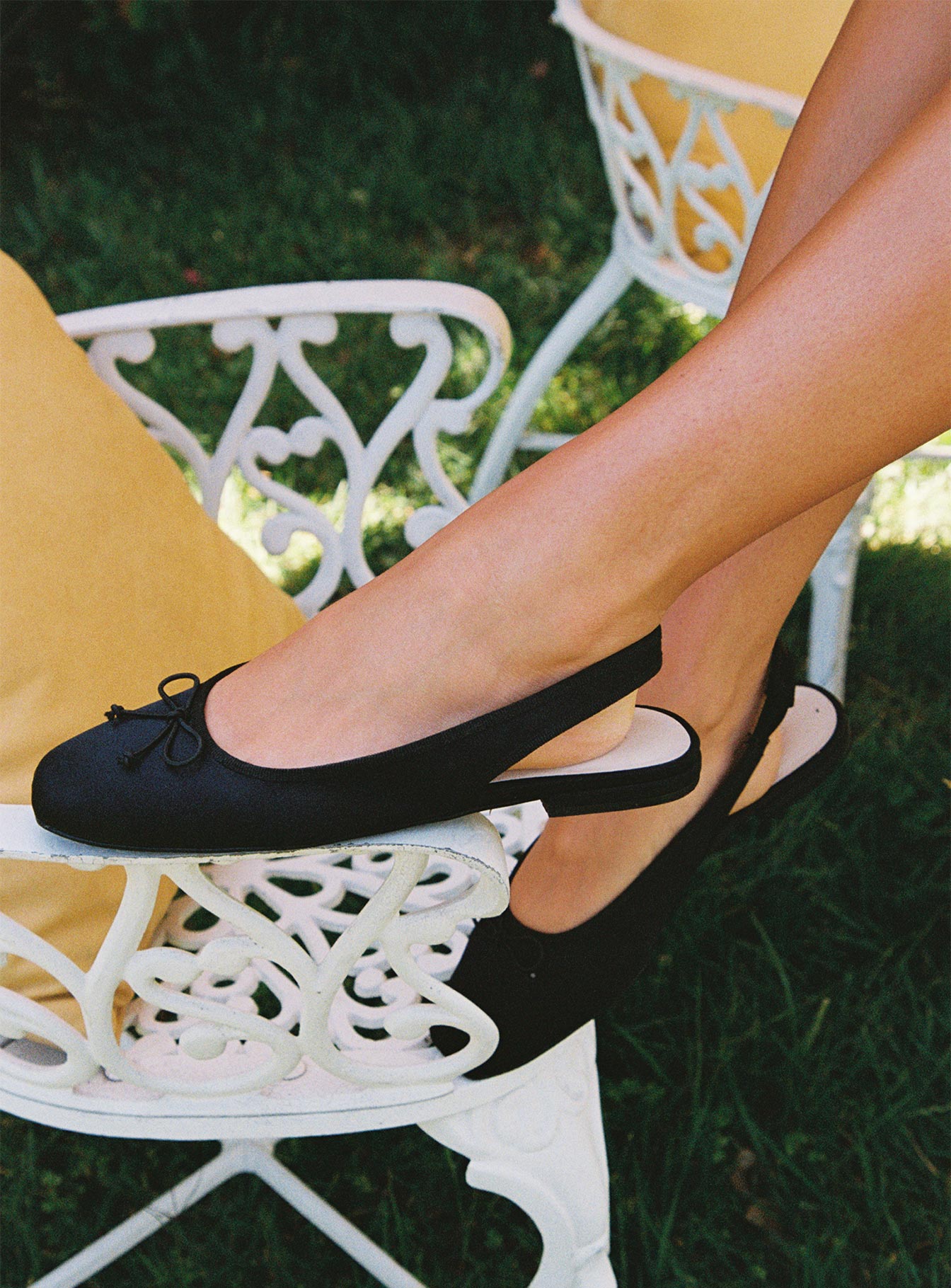 Adienne Ballet Flats Black、mySite、solidvoid