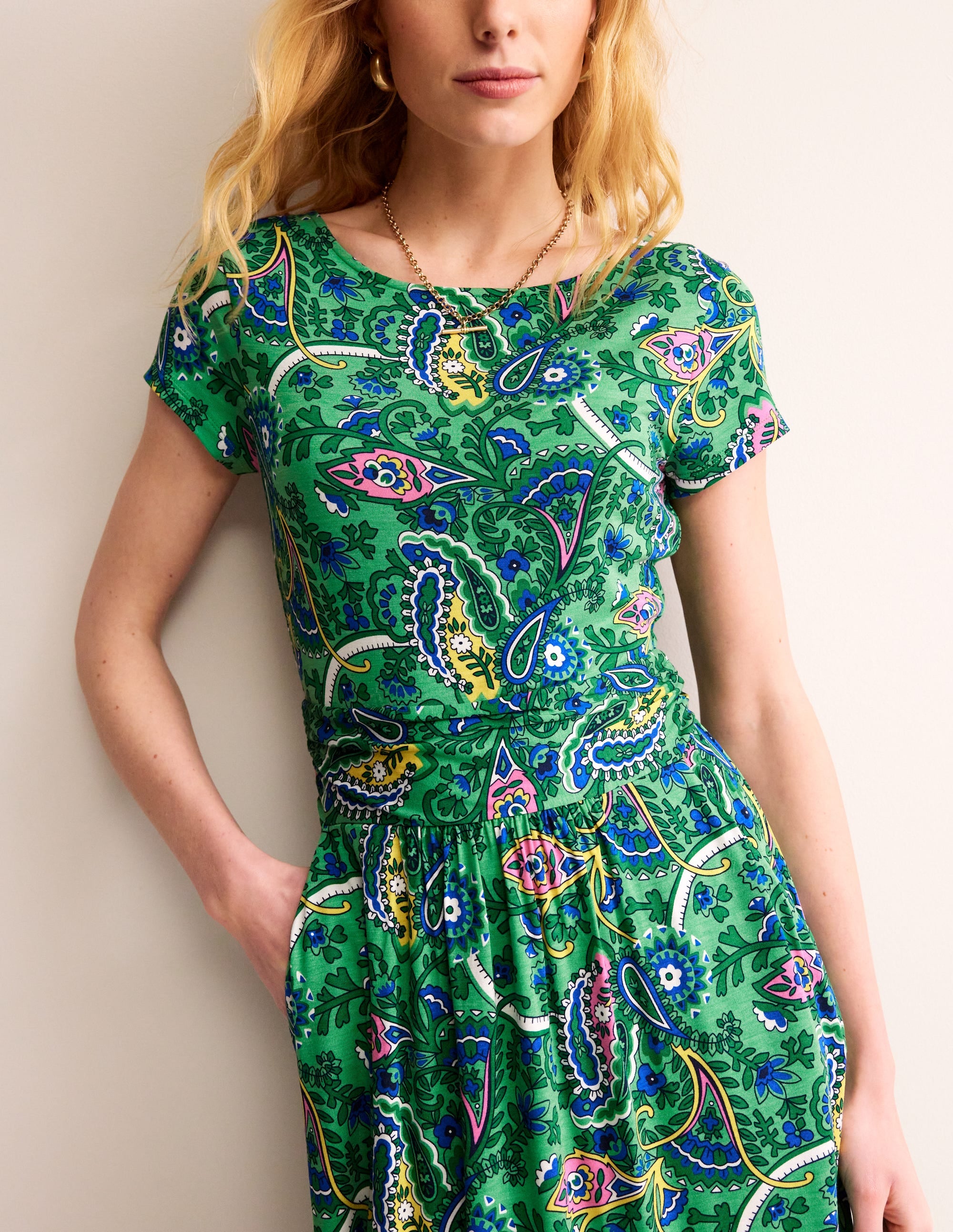  Amelie Jersey Dress-Ming Green, Fantastical、mySite、ashleygrahame