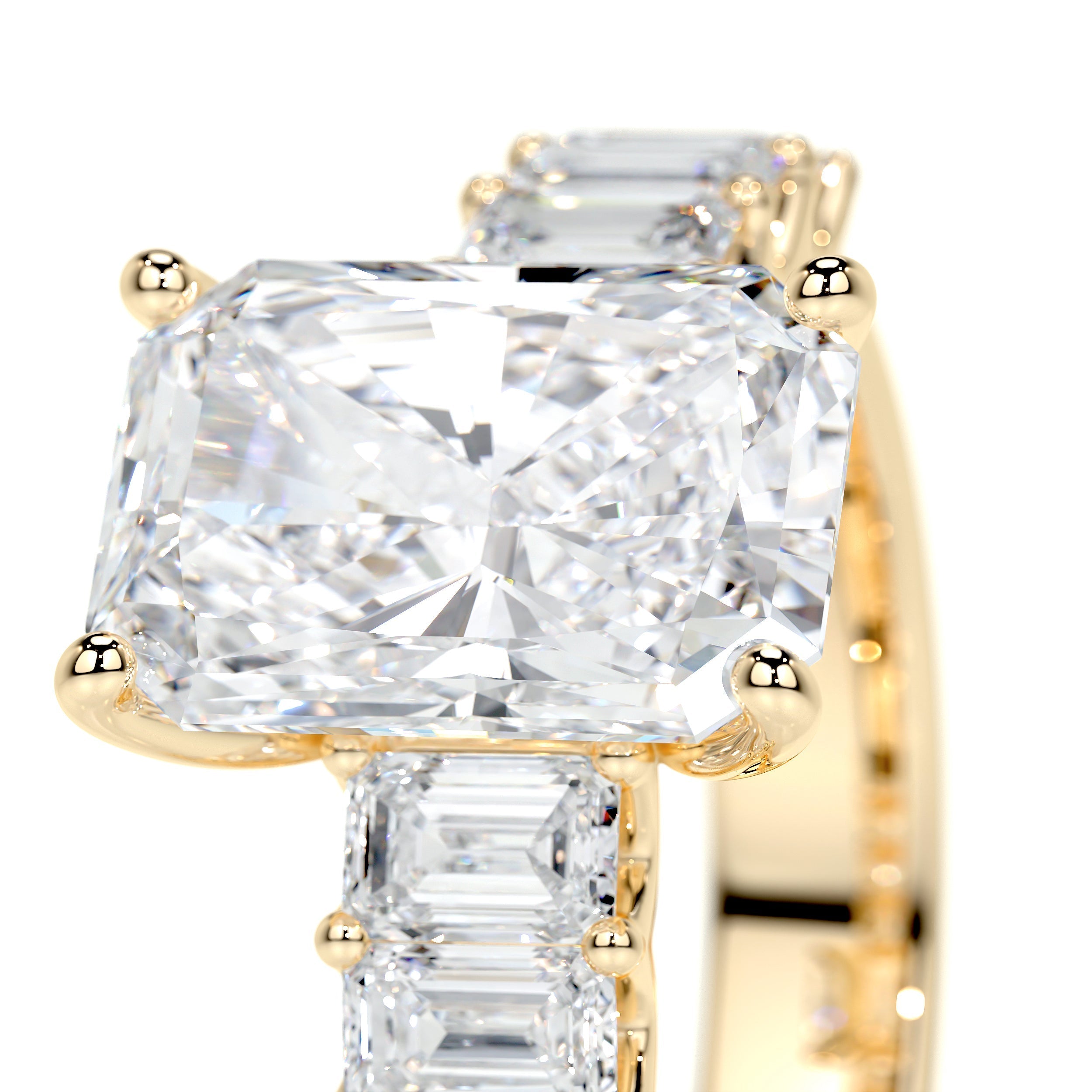 Arabella Lab Grown Diamond Ring -18K Yellow Gold (RTS)、mySite、hinf8tx79