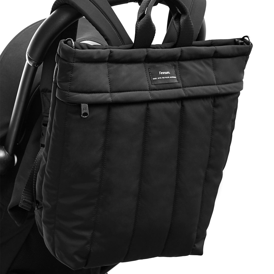  Finnson RAE Eco Changing Backpack with Changing Mat - Black、mySite、merchandisen