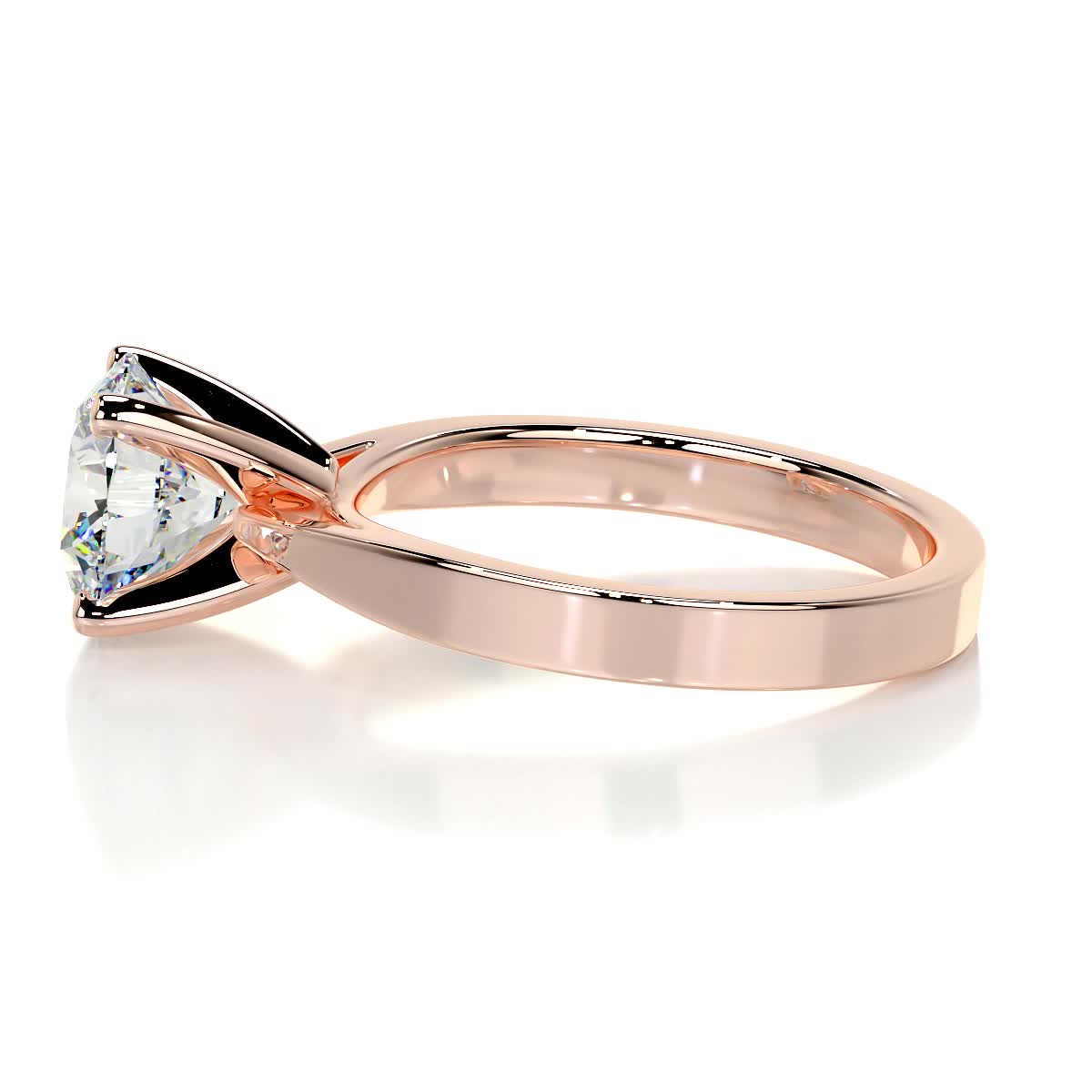 Diana Moissanite Ring -14K Rose Gold、mySite、hinf8tx79