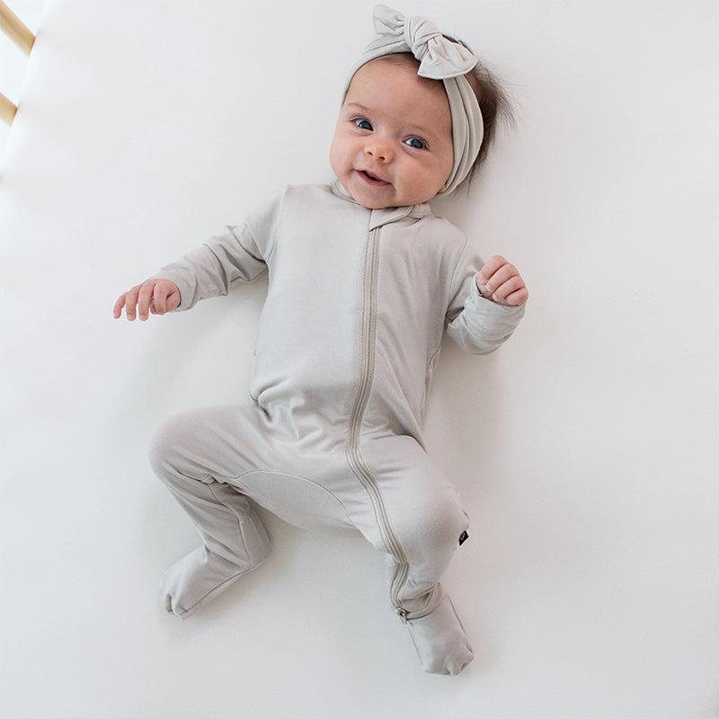  Kyte Baby Zippered Footed Sleepsuit - Oat、mySite、merchandisen