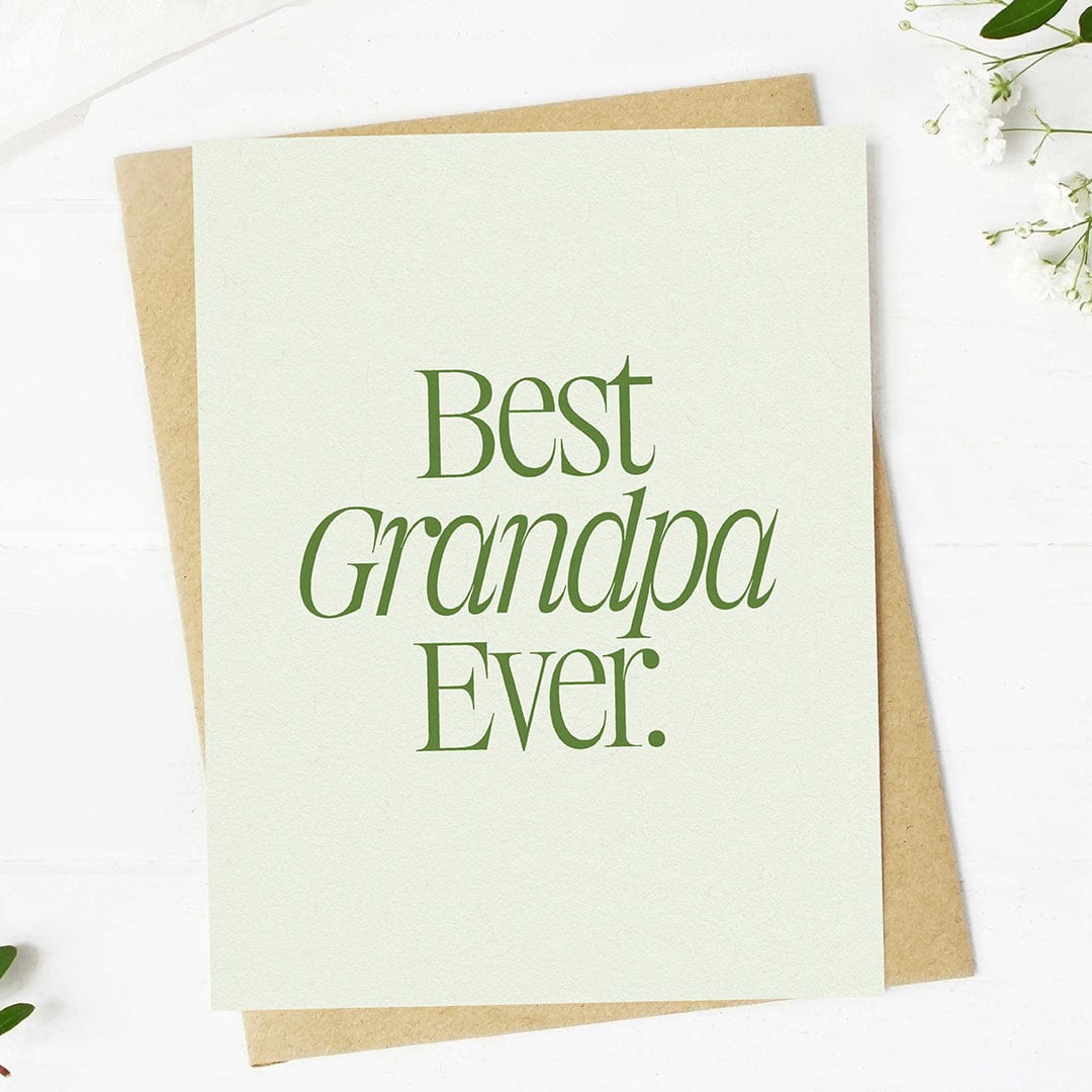  Best Grandpa Ever Father's Day Card、mySite、ghnorth