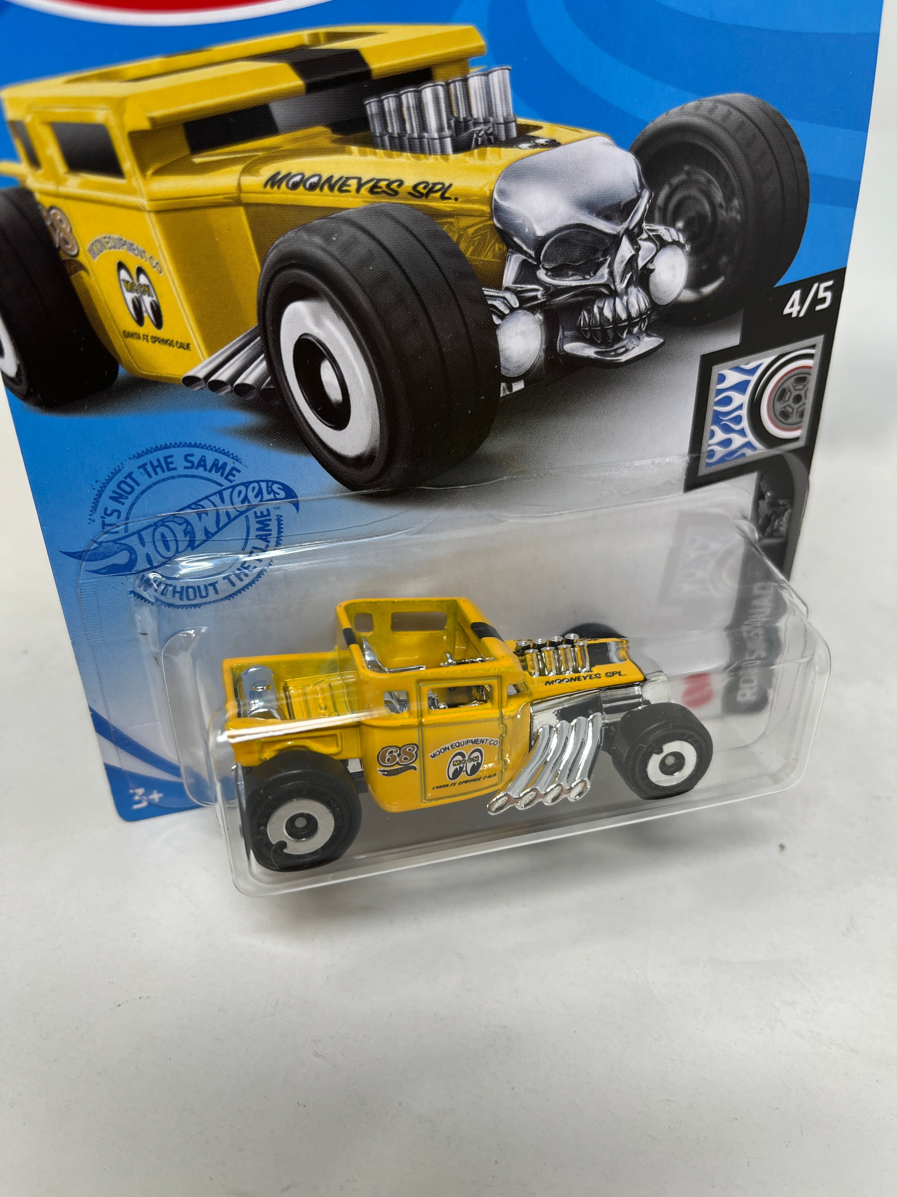 Bone Shaker #161 * Yellow Mooneyes * 2021 Hot Wheels、mySite、hgirdovlk