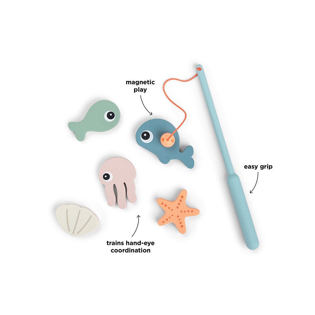  Done By Deer Bath Fishing Toy - Sea Friends Colour Mix、mySite、merchandisen