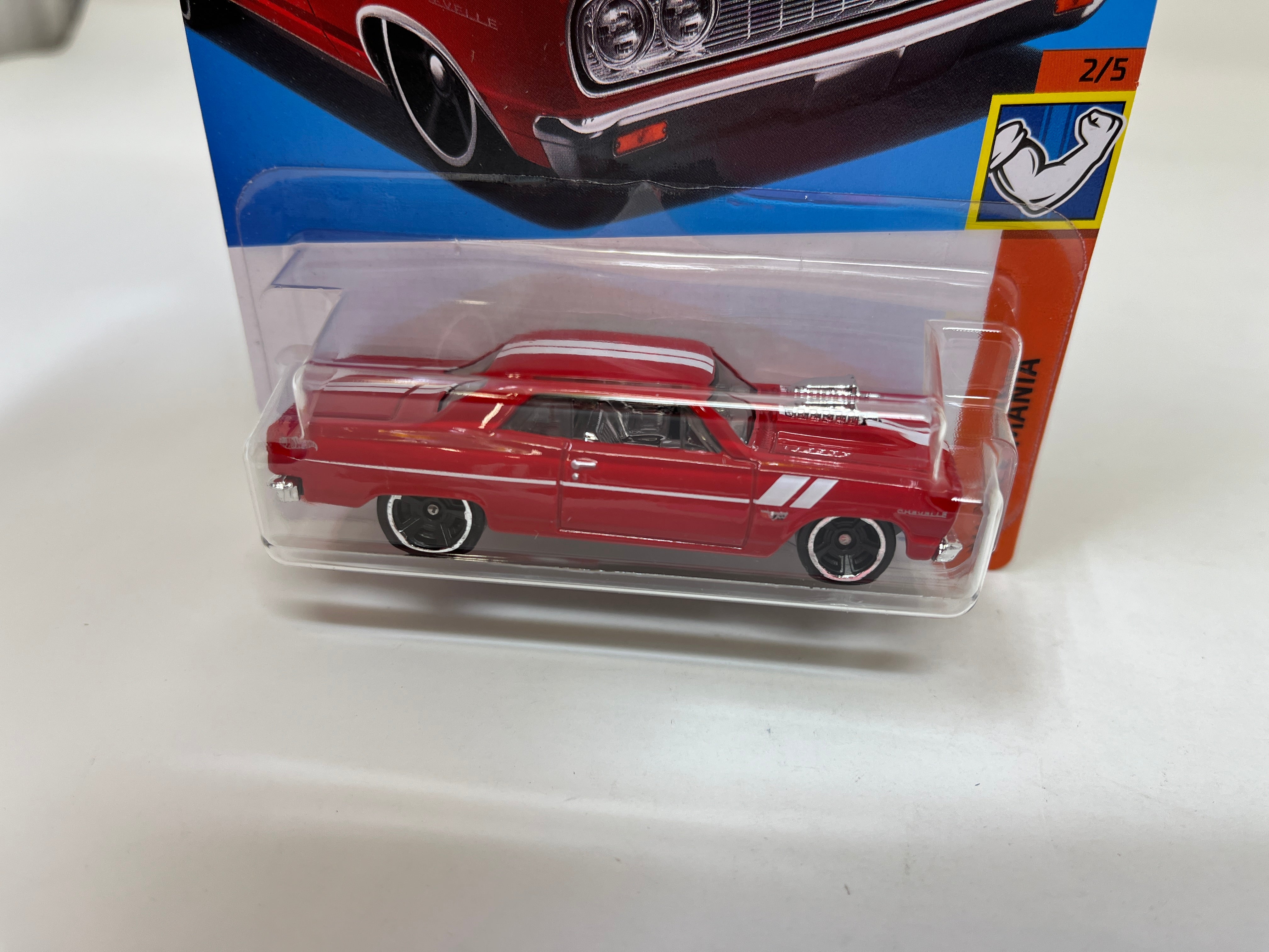 '64 Chevy Chevelle SS #157 * RED * 2024 Hot Wheels Case J & H、mySite、hgirdovlk
