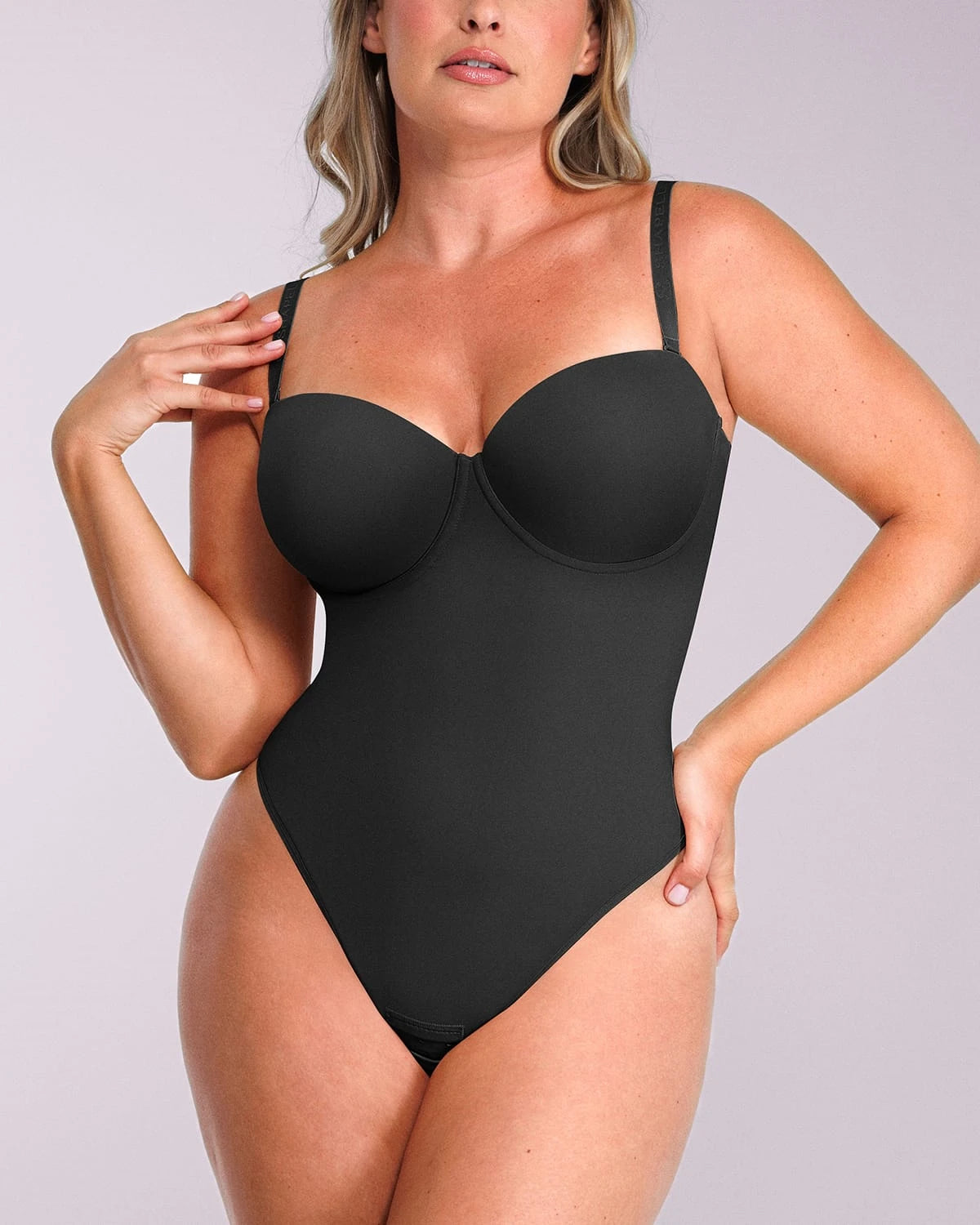 Bare Essentials™ AirSlim® Strapless Thong Bodysuit、mySite、bengalsvssteelers