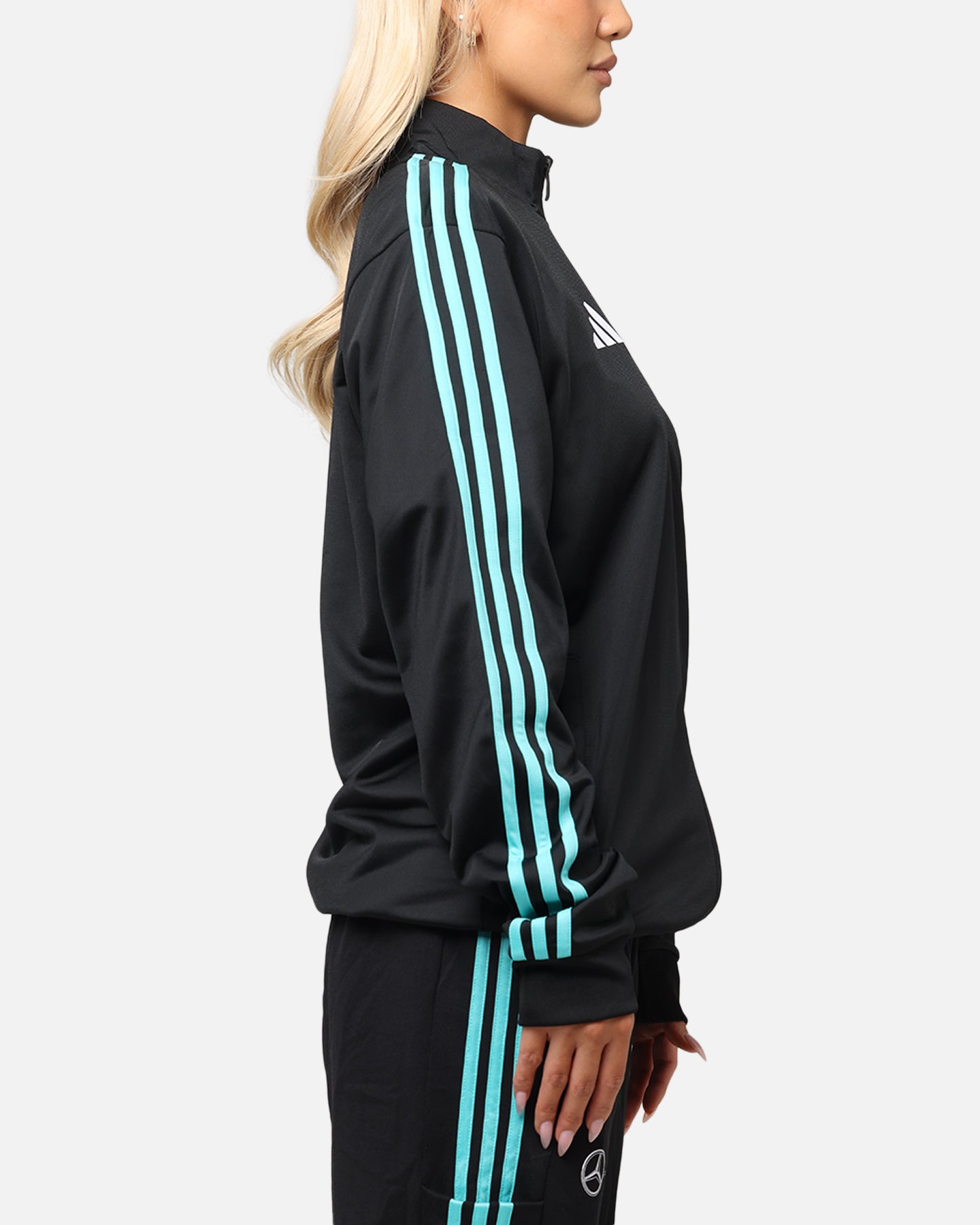 adidas x Mercedes-AMG PETRONAS Formula One F1 DNA Track Jacket Black/White、mySite、zt4zffjzw