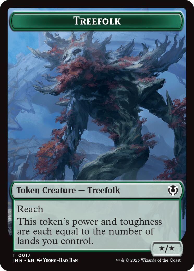 Treefolk // Emblem - Wrenn and Seven Double-Sided Token Innistrad Remastered Tokens、mySite、waistdrama
