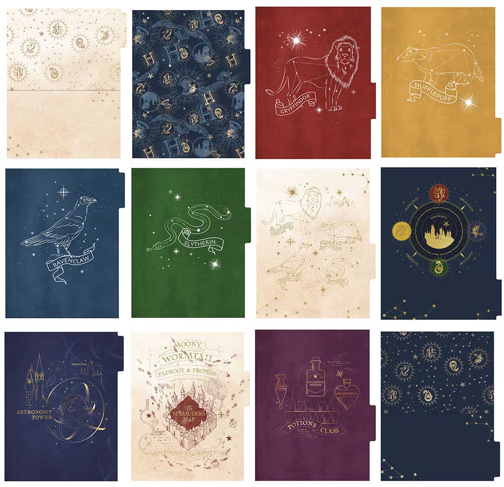  Harry Potter Weekly Planner Set - Undated Navy Constellations、mySite、ghnorth