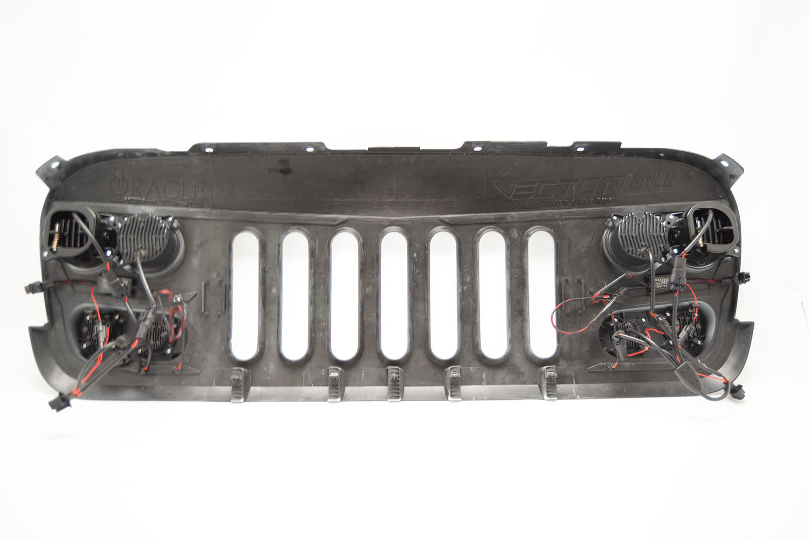 ORACLE Vector Grill BRIGHT WHITE PW7 - 2007-17 Jeep Wrangler w/ LED Headlights, Hi Beams, DRLs、mySite、nflplayoffbracketp