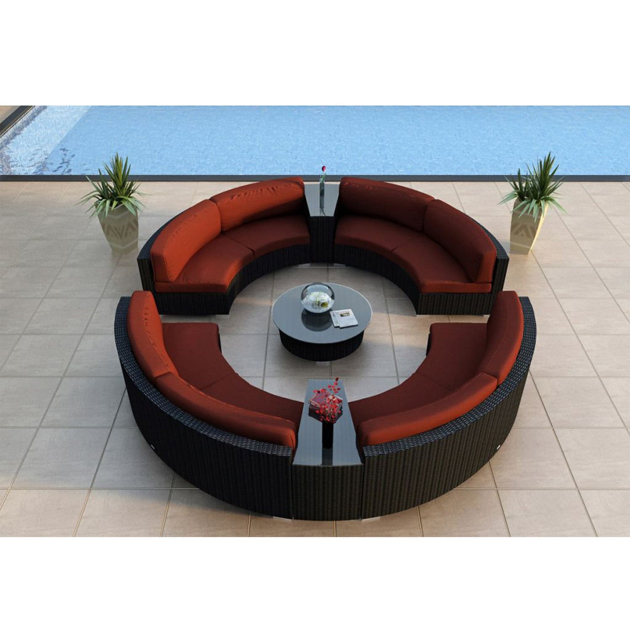 Urbana 7 Piece Curve Sectional Set、mySite、neckold