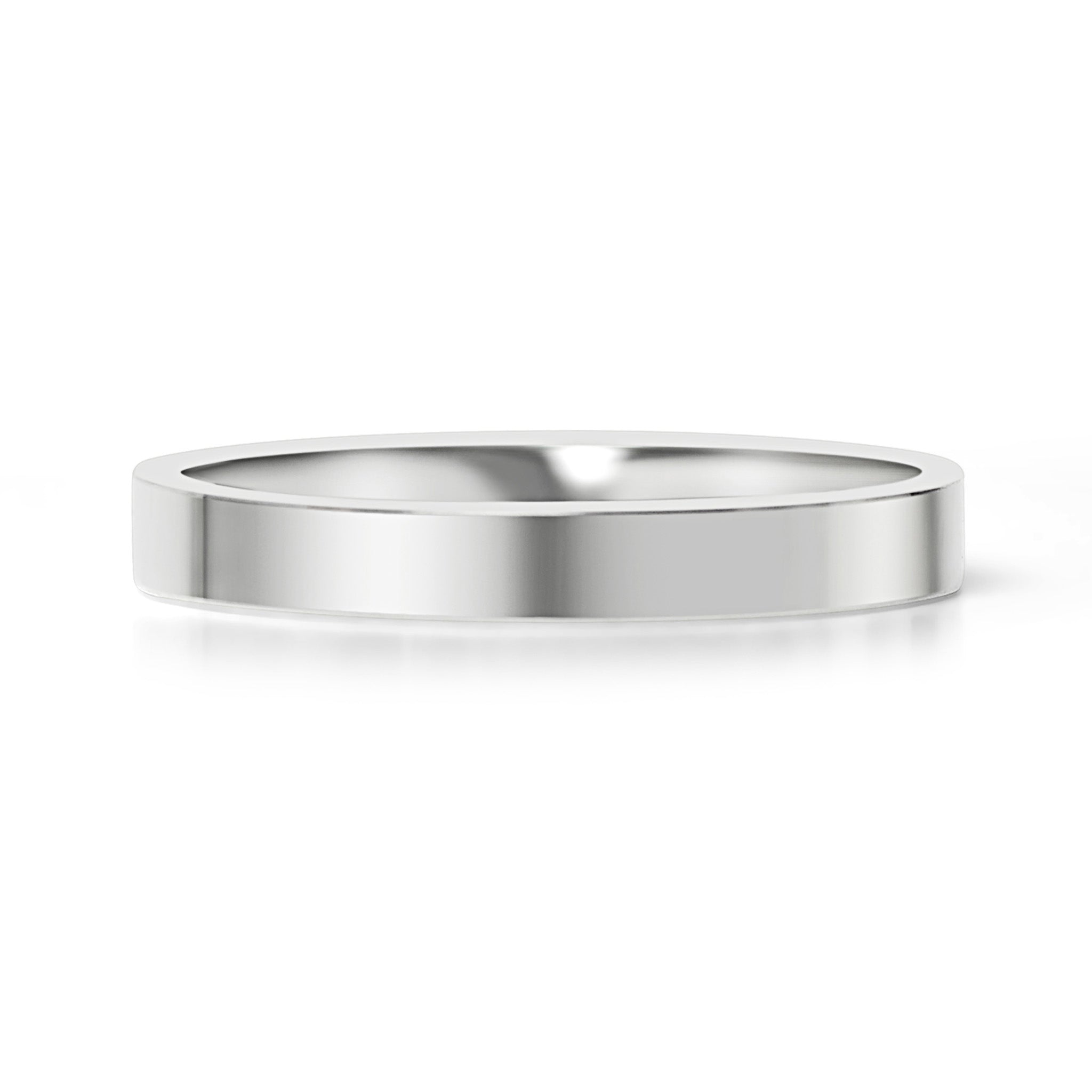 Stainless Steel Polished Flat Blank Ring / CFR7021、mySite、dreamappss