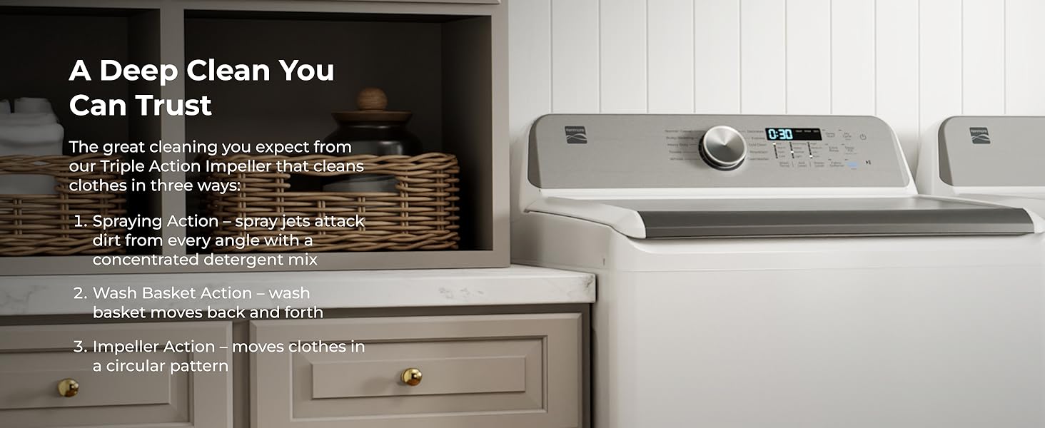 a deep clean you can trust with the sanitize cycle