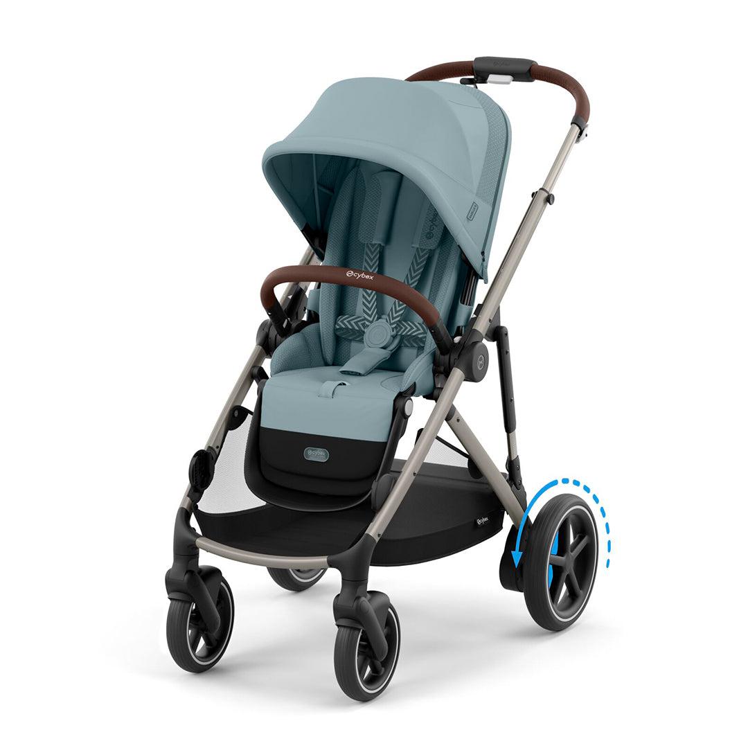  CYBEX e-Gazelle S Pushchair - Stormy Blue、mySite、merchandisen