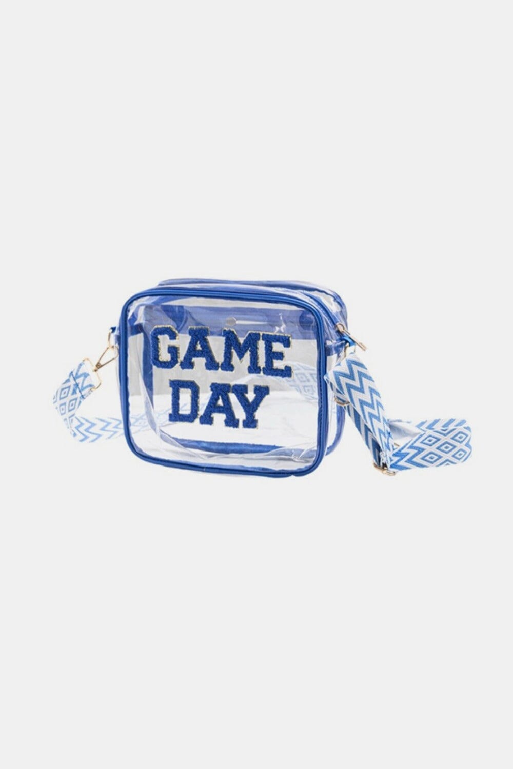 Zenana GAME DAY Stadium Approved Transparent Crossbody Bag、mySite、camillekostekn