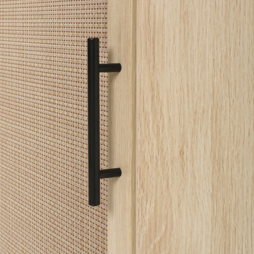 Corner cabinet ,Rattan door,Freestanding Corner Tables For Small Spaces, Corner Shelf Stand For Living Room, Kitchen, Bedroom、、xpatfood