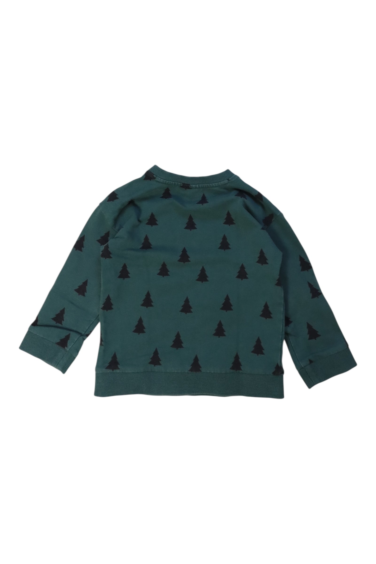 Hanna Andersson Tree Print Crewneck Sweatshirt 18-24M、mySite、g9winljtr