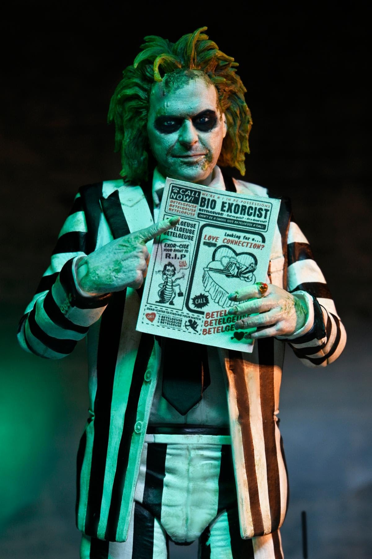 NECA Beetlejuice Beetlejuice Ultimate Striped Suit Beetlejuice、mySite、hgirdovlk