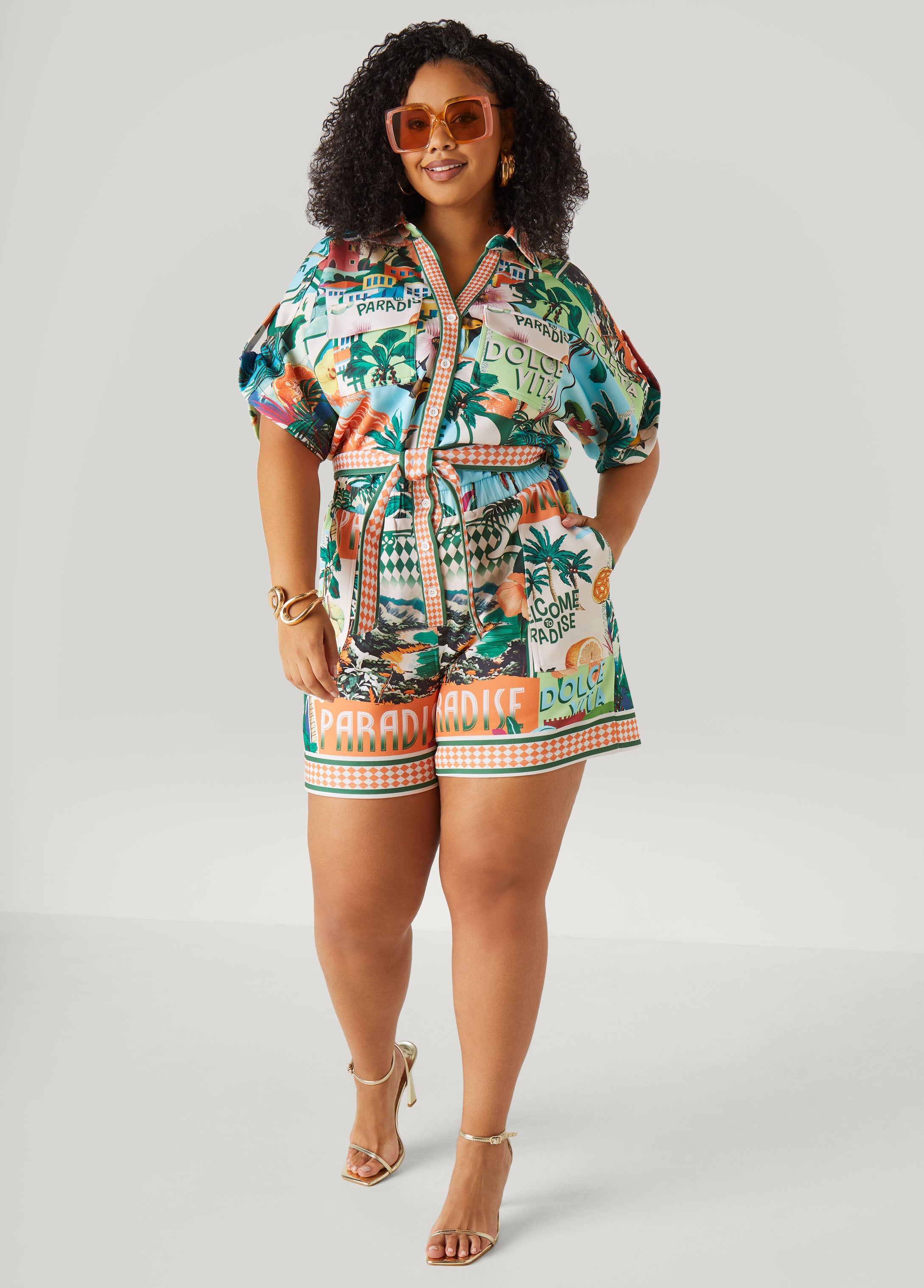 Postcard Print Romper、mySite、bengalsvssteelers