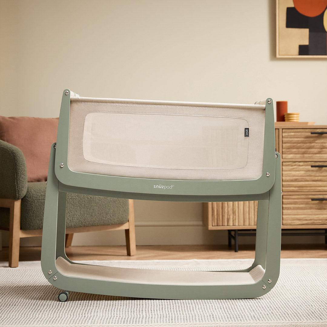  SnuzPod 5 Bedside Crib - Sage、mySite、merchandisen