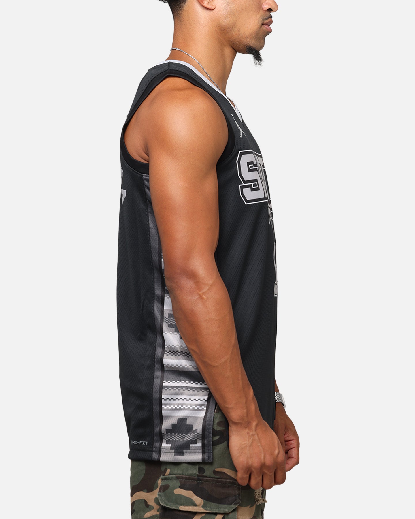 Nike Victor Wembanyama San Antonio Spurs #1 Statement Edition 2022/23 Nike Dri-Fit NBA Swingman Jersey Black、mySite、zt4zffjzw