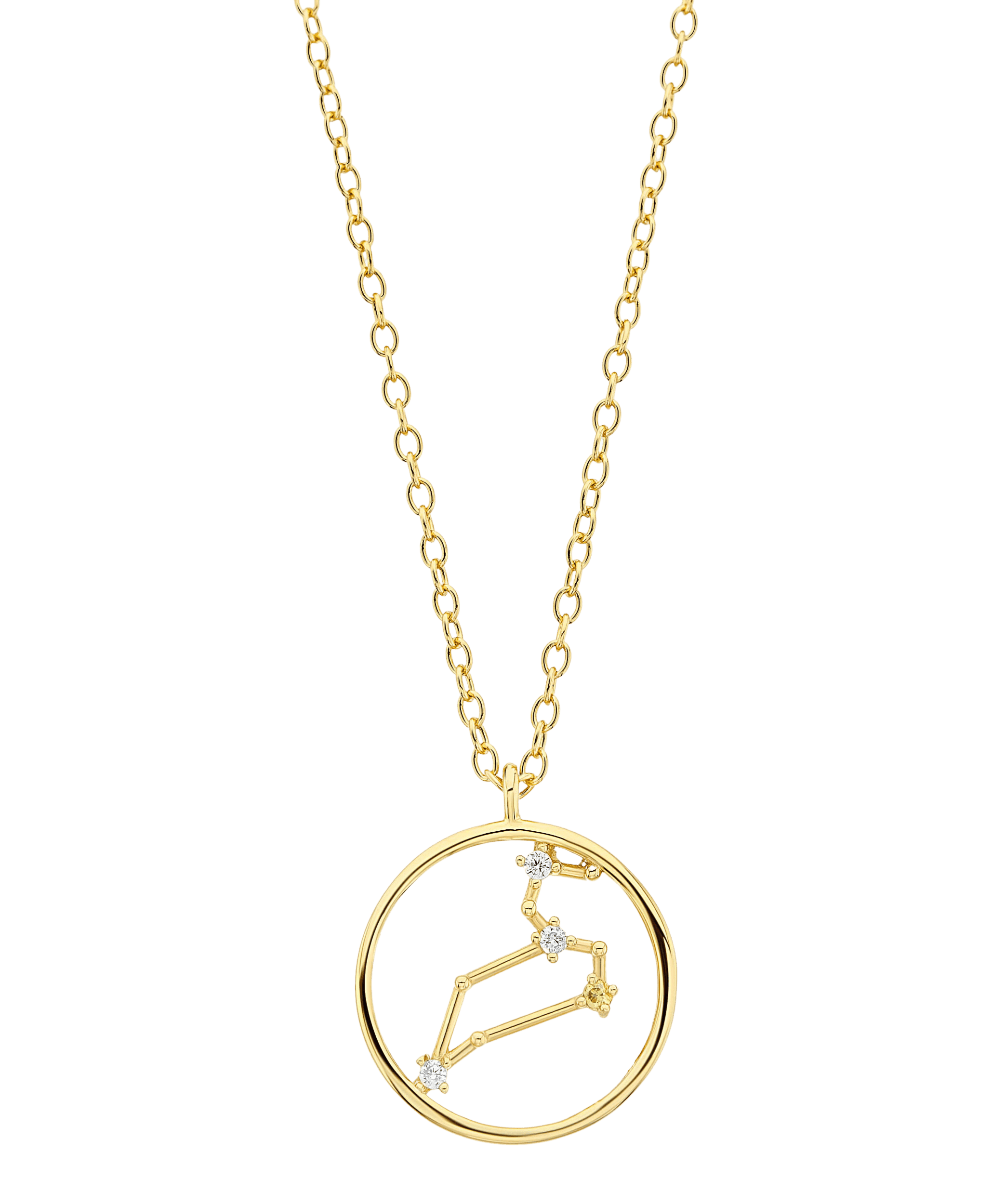 Zodiac Necklace Leo 18ct Gold Plated、mySite、botmansion