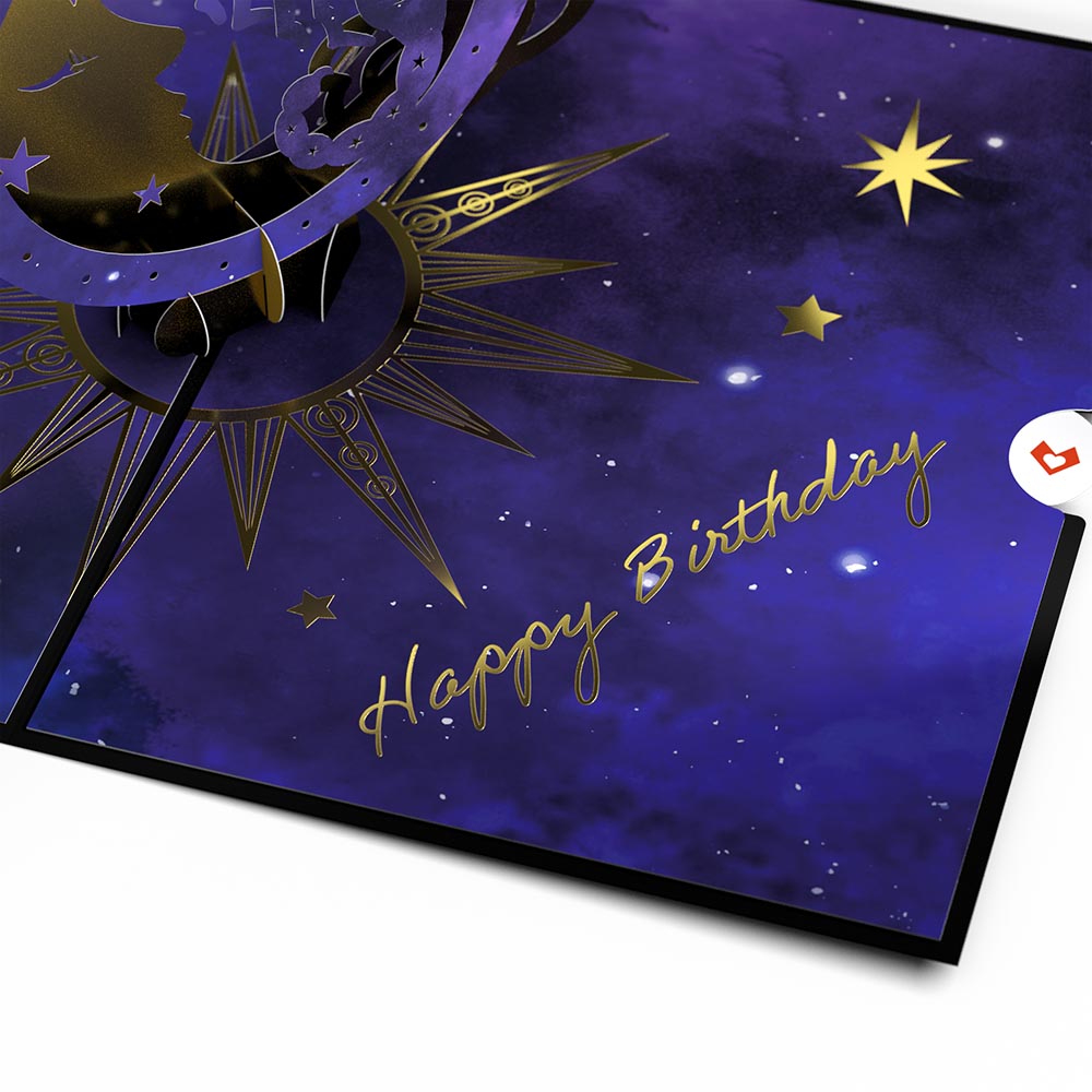 Scorpio Zodiac Birthday Pop-Up Card、mySite、solidvoid