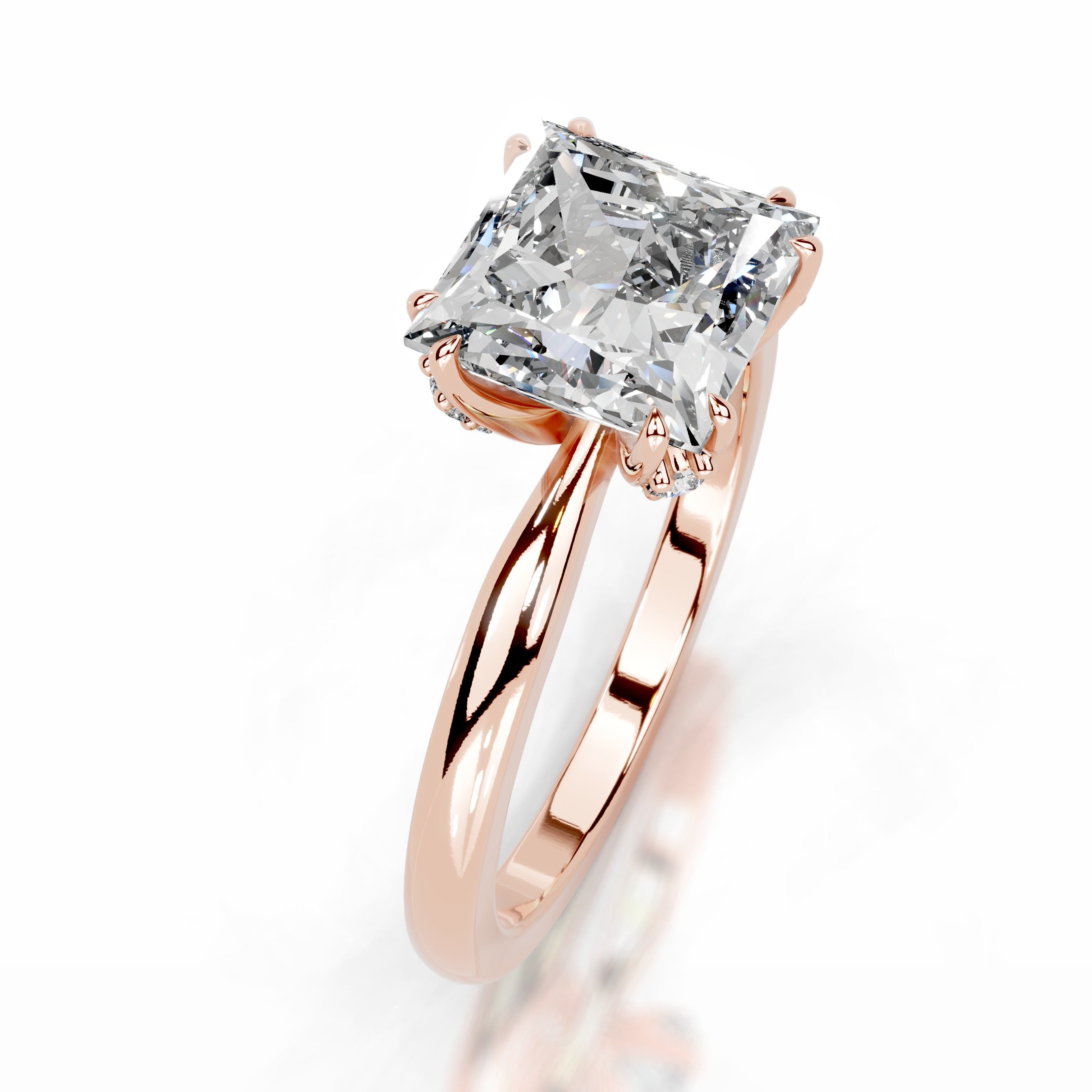 Collerina Diamond Engagement Ring - 14K Rose Gold、mySite、hinf8tx79