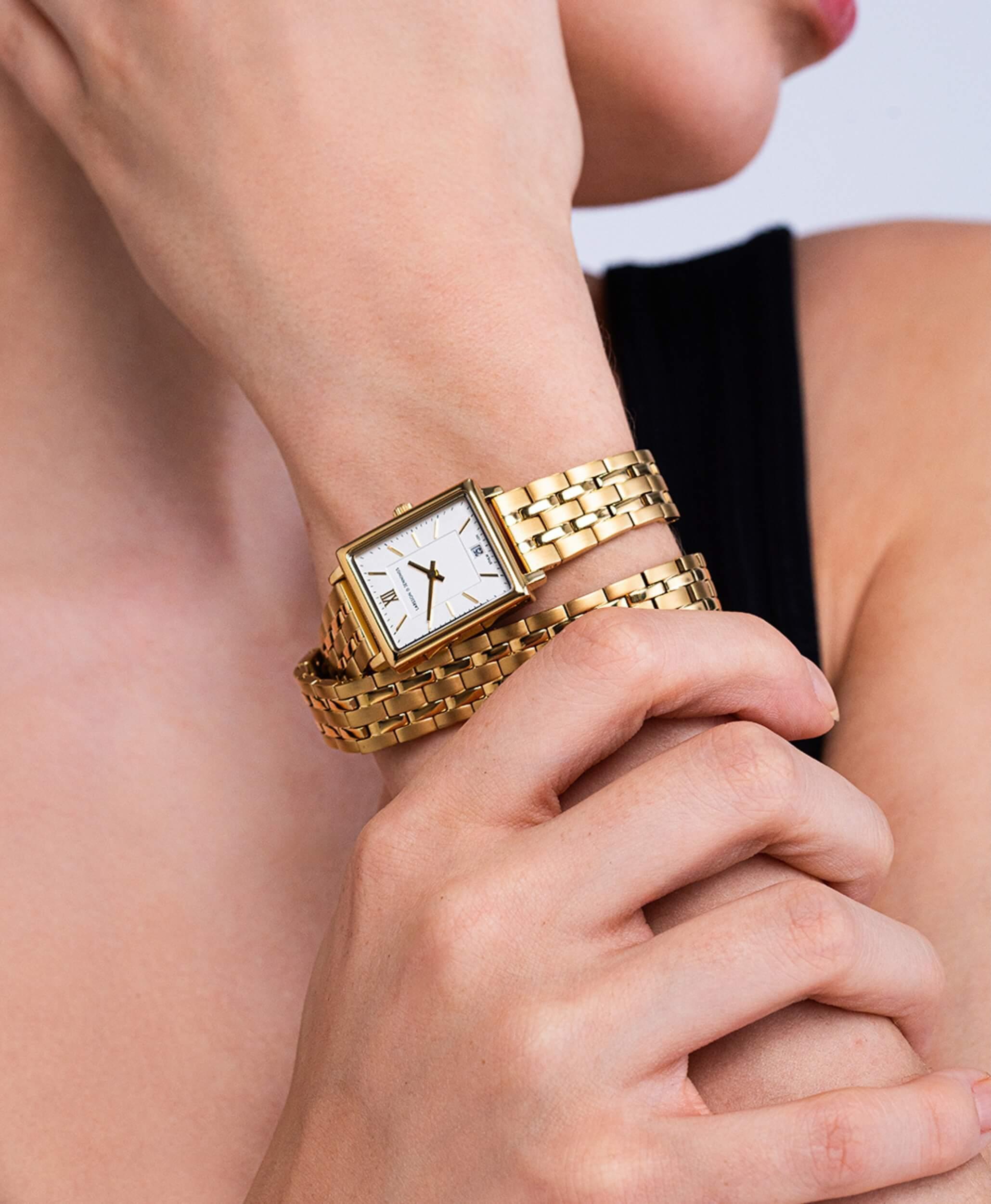  Boyfriend Mini Wrap Gold White 31mm