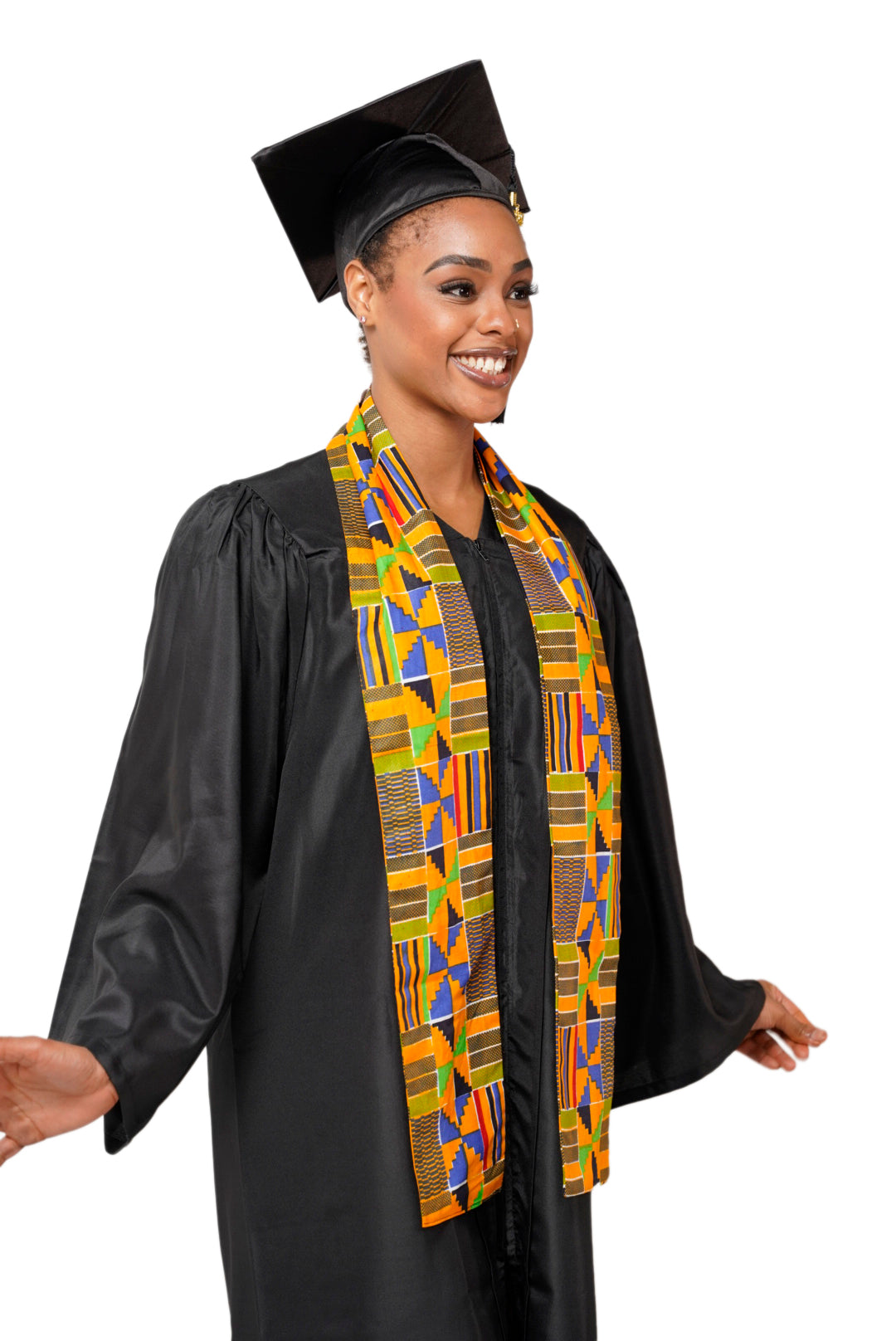 Kente African Print Graduation Stole/Sash DP4075S1、mySite、solidvoid