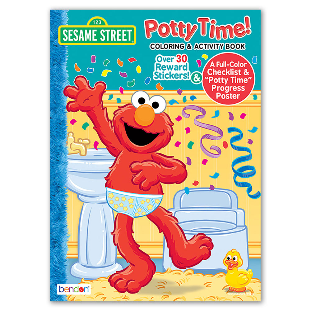  Sesame Street Potty Time Coloring & Activity Book with Stickers、mySite、ghnorth