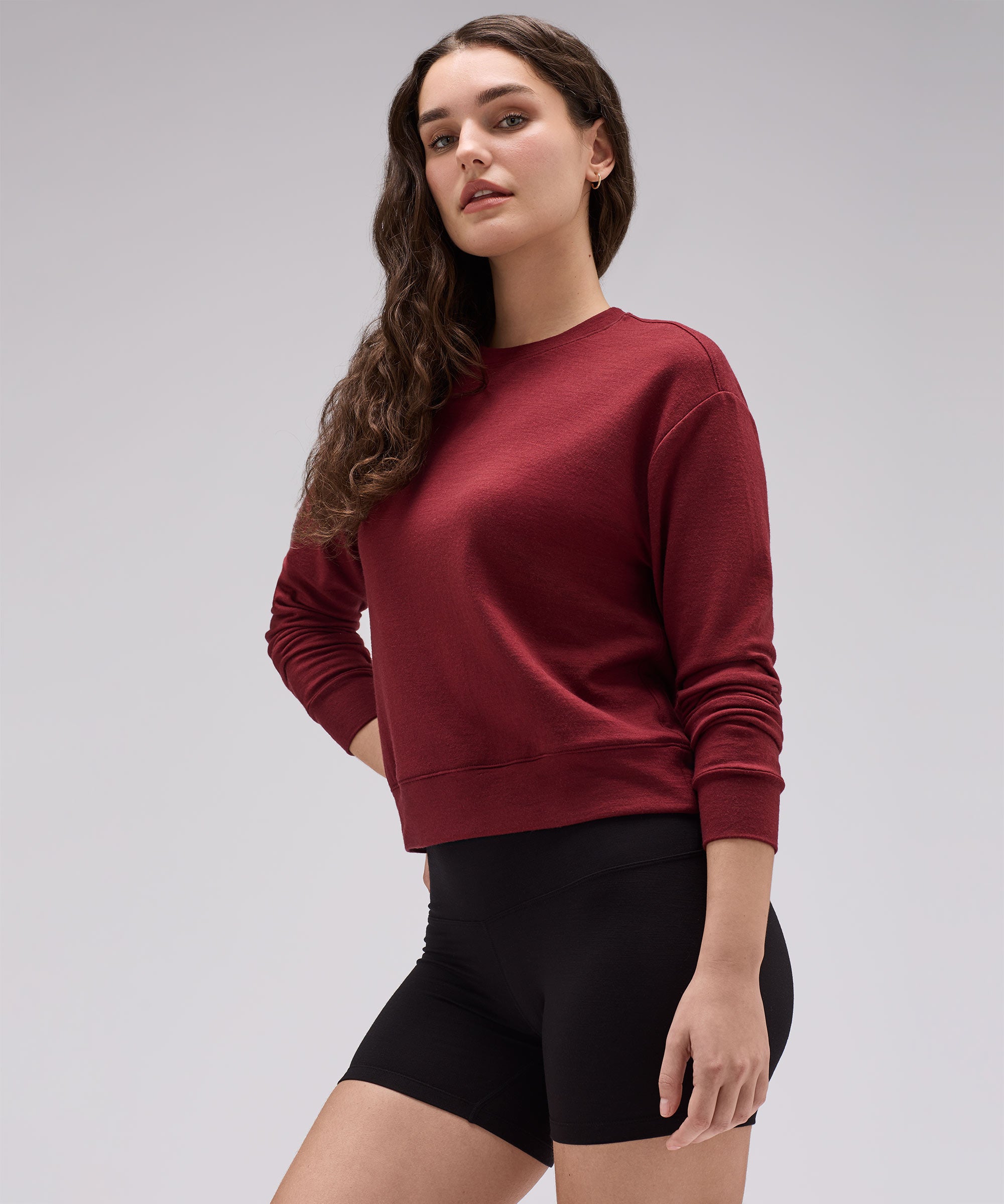 Women's Merino Boxy Sweatshirt、mySite、noshort