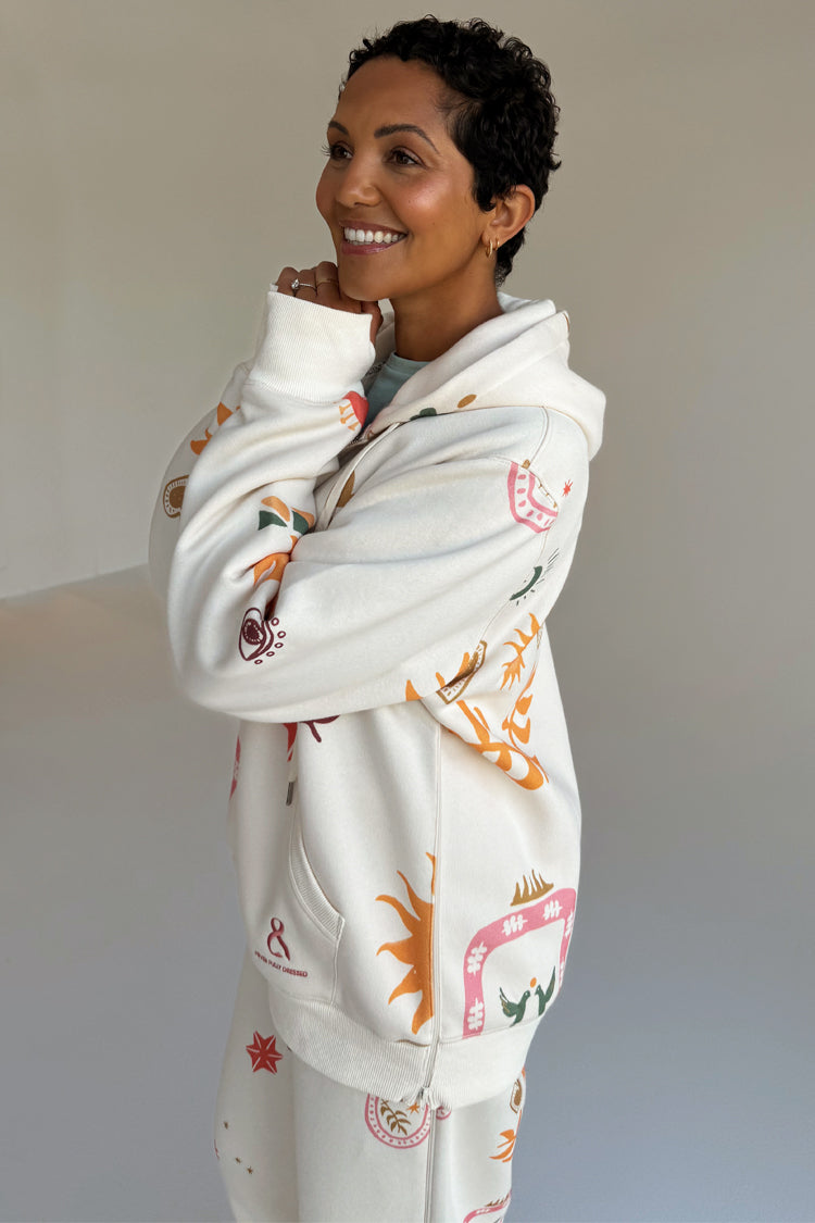 Cream Sundazed Accessible Hoodie、mySite、solidvoid