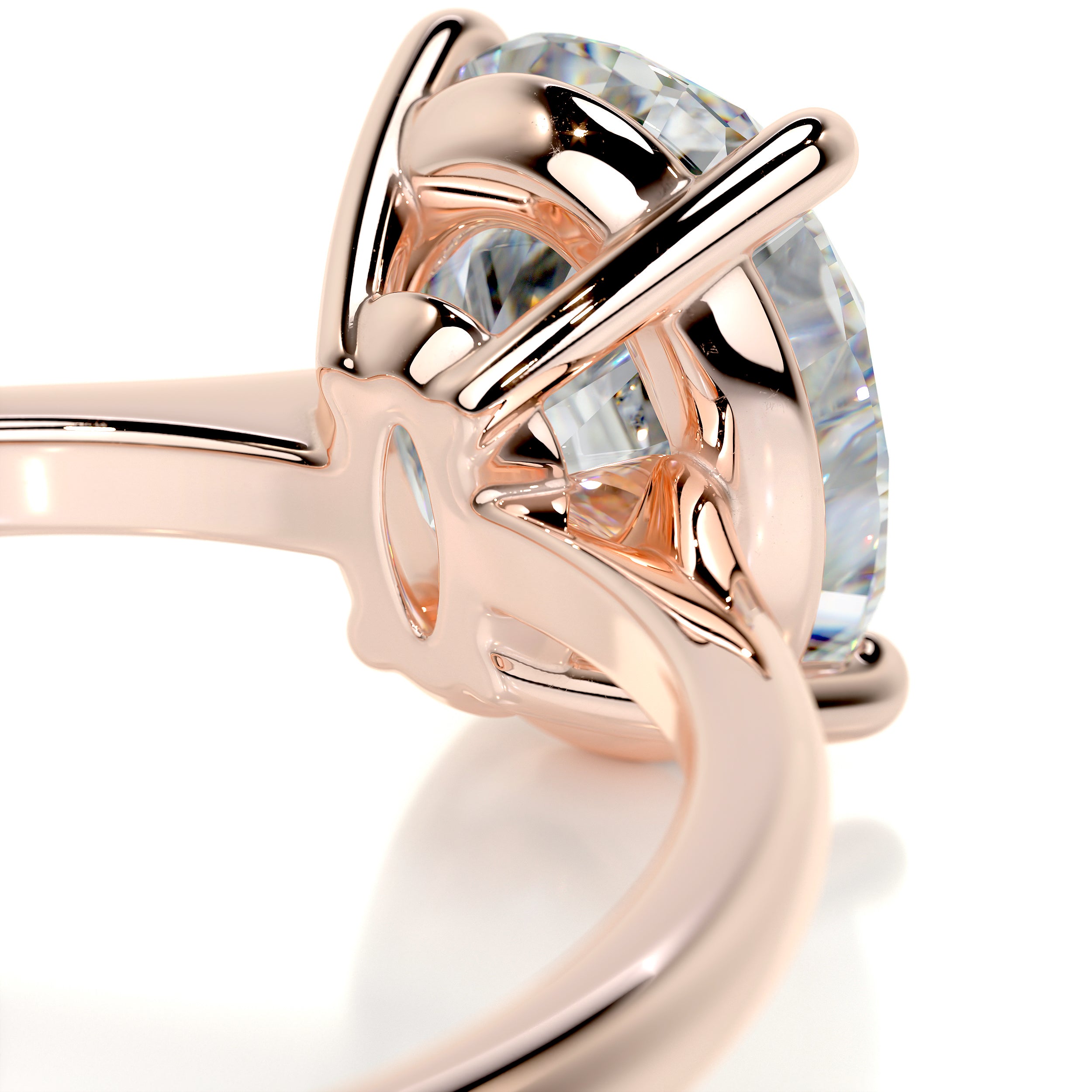 Julia Moissanite Ring -14K Rose Gold、mySite、hinf8tx79
